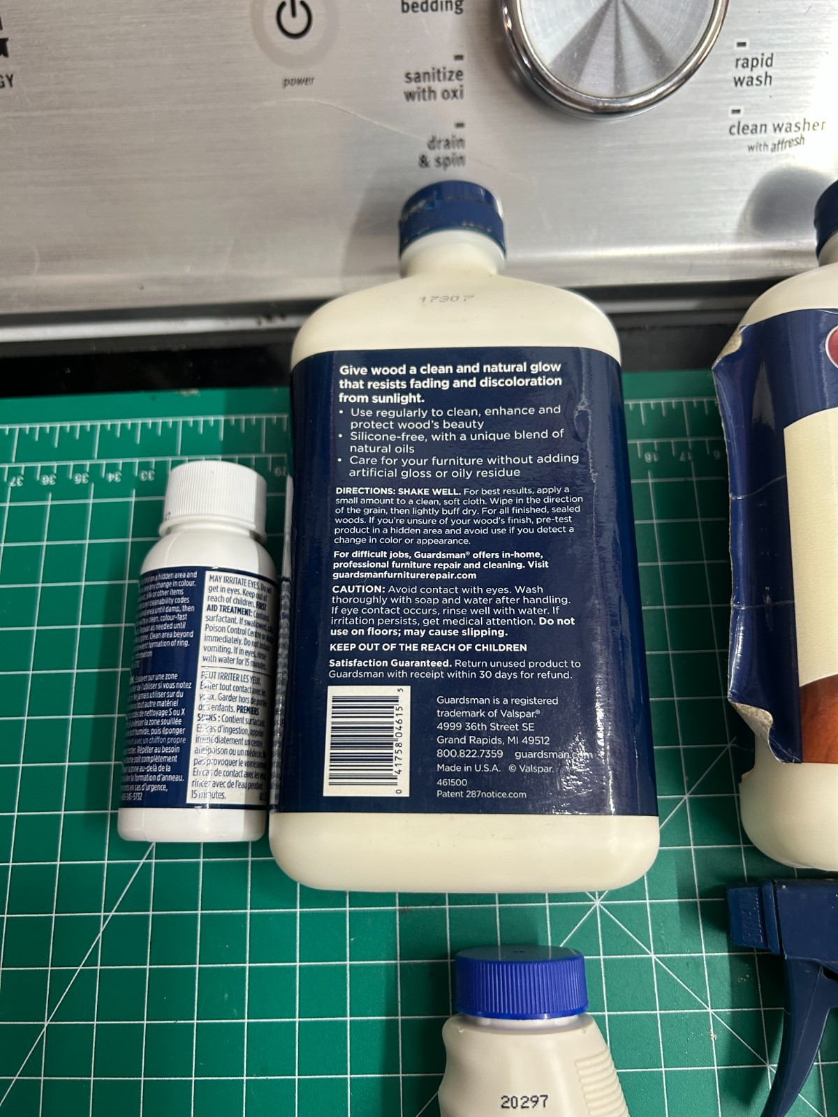 5-pack lot Guardsman Anytime Clean & Polish Wood Furniture Cream 16 oz UV Block
