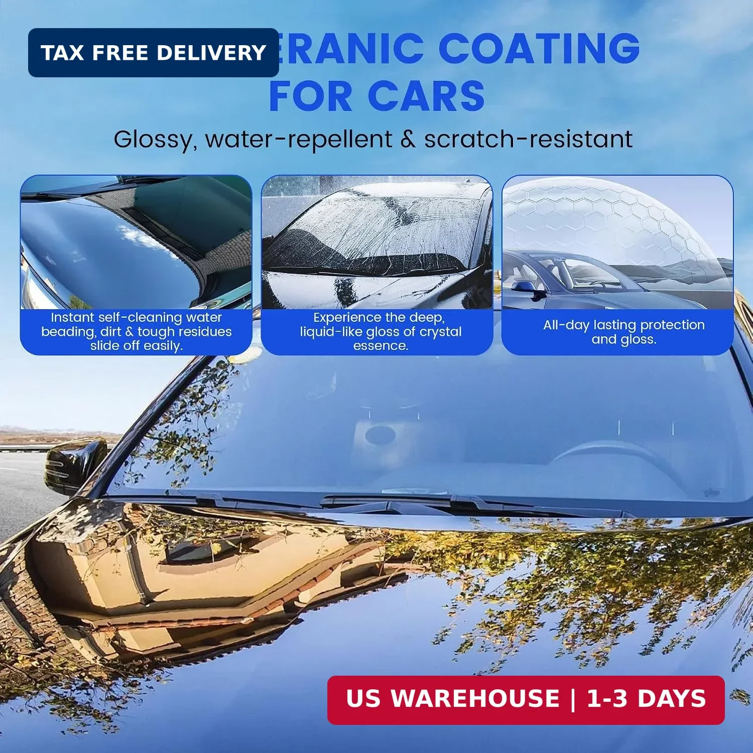 100ML Crystal Serum，New Ceramic Coating for Cars，Advanced Graphene Ceramic Coati