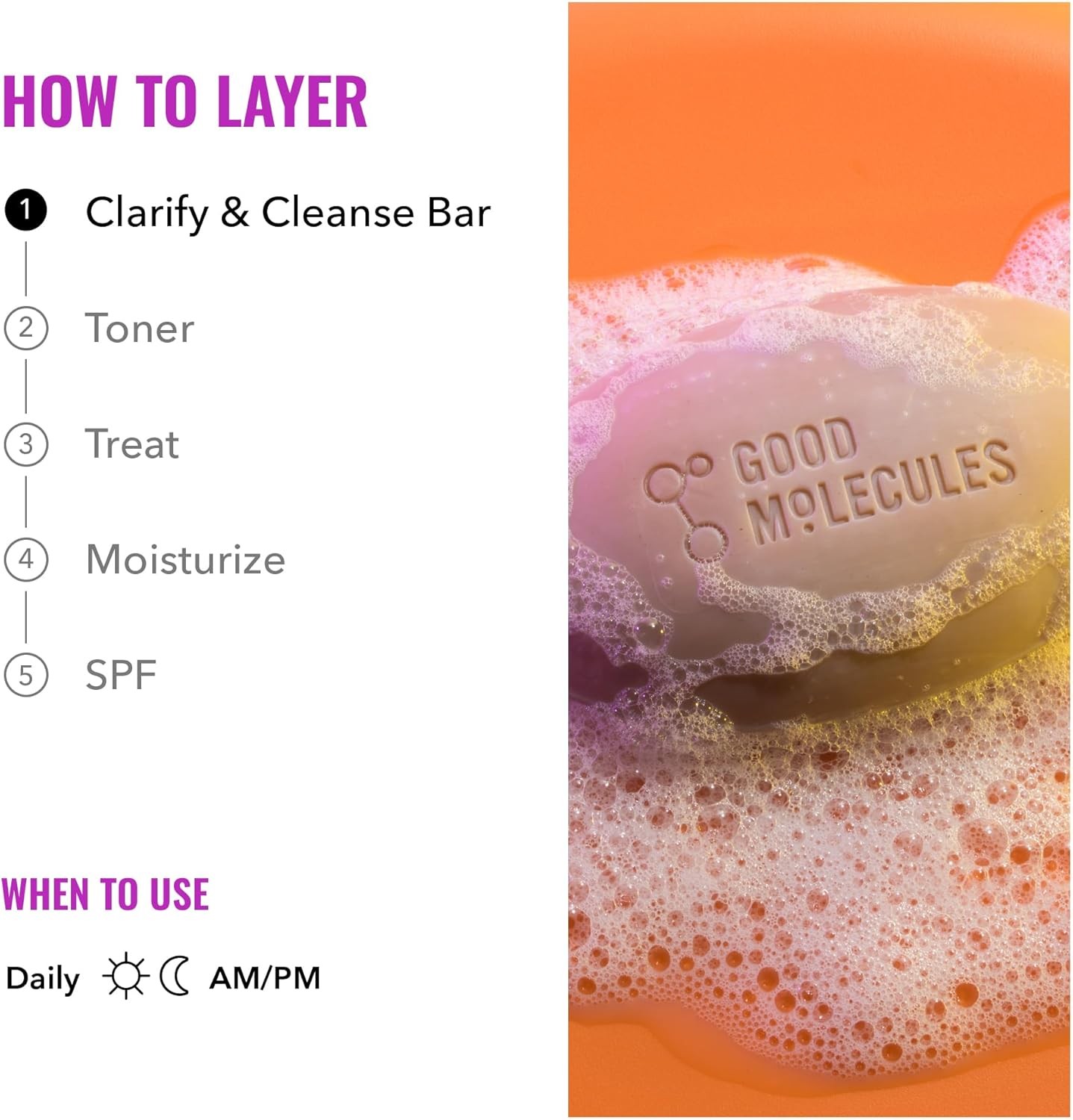 Clarify and Cleanse Bar – Soap Bar with Salicylic Acid, BHA for Skin Tone