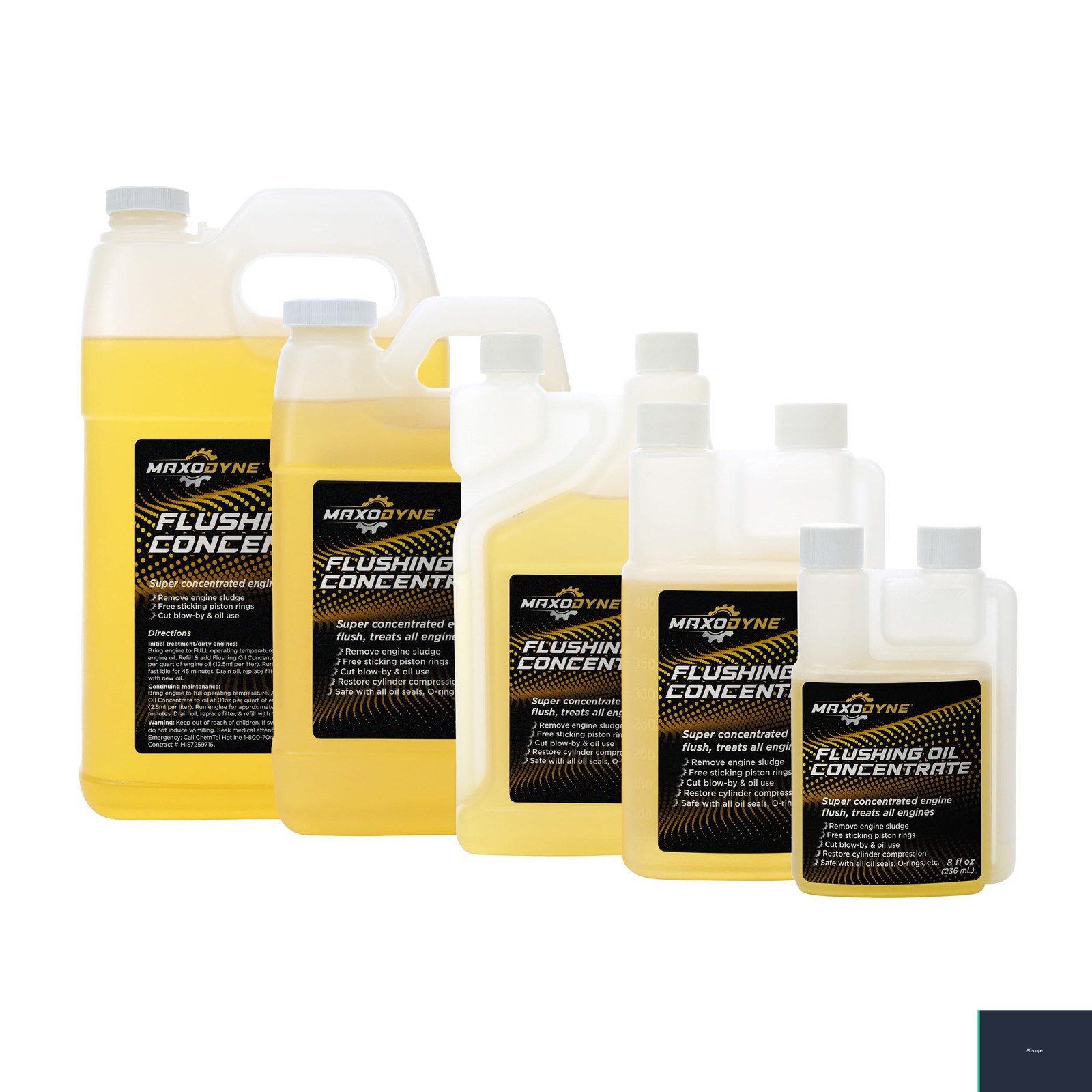 Engine Flush Concentrated Oil 8 fl oz 236 mL Cleaning Detergent