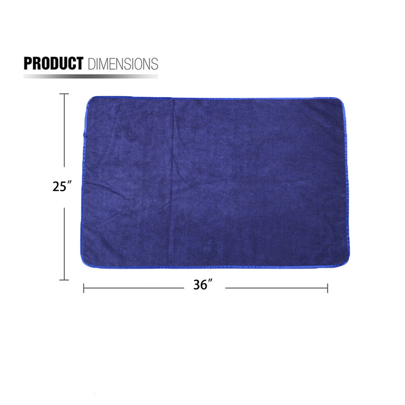 Extra Large Microfiber Towel Deluxe Soft Car Wash Drying Cleaning Cloth 25 x 36″