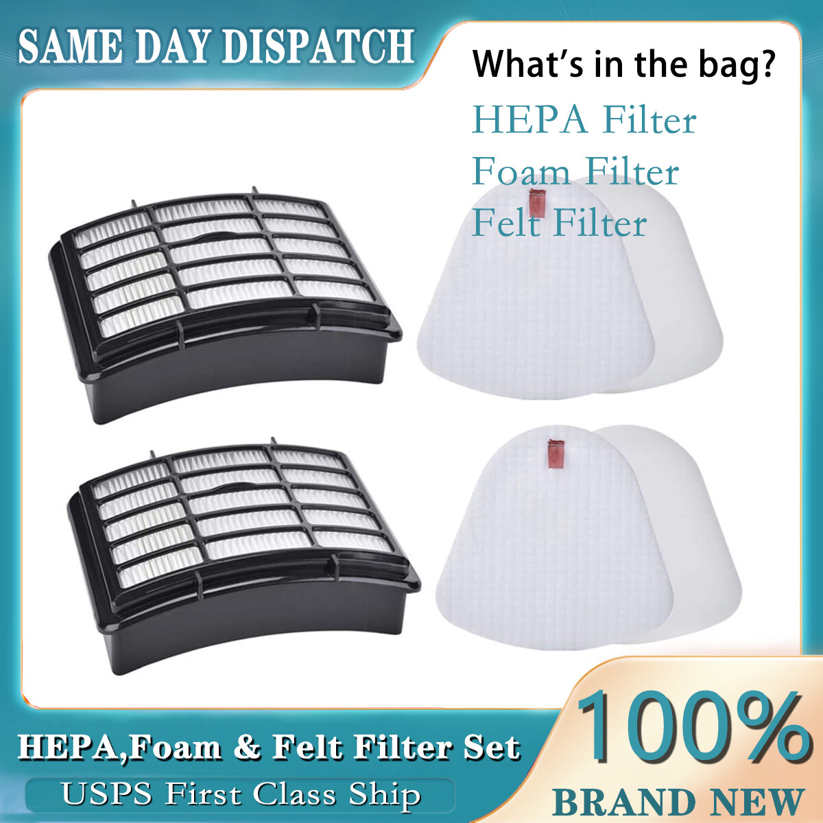 Foam & Felt Filter For Shark Navigator Lift Away Vacuum NV350 NV360NV370 XFF350