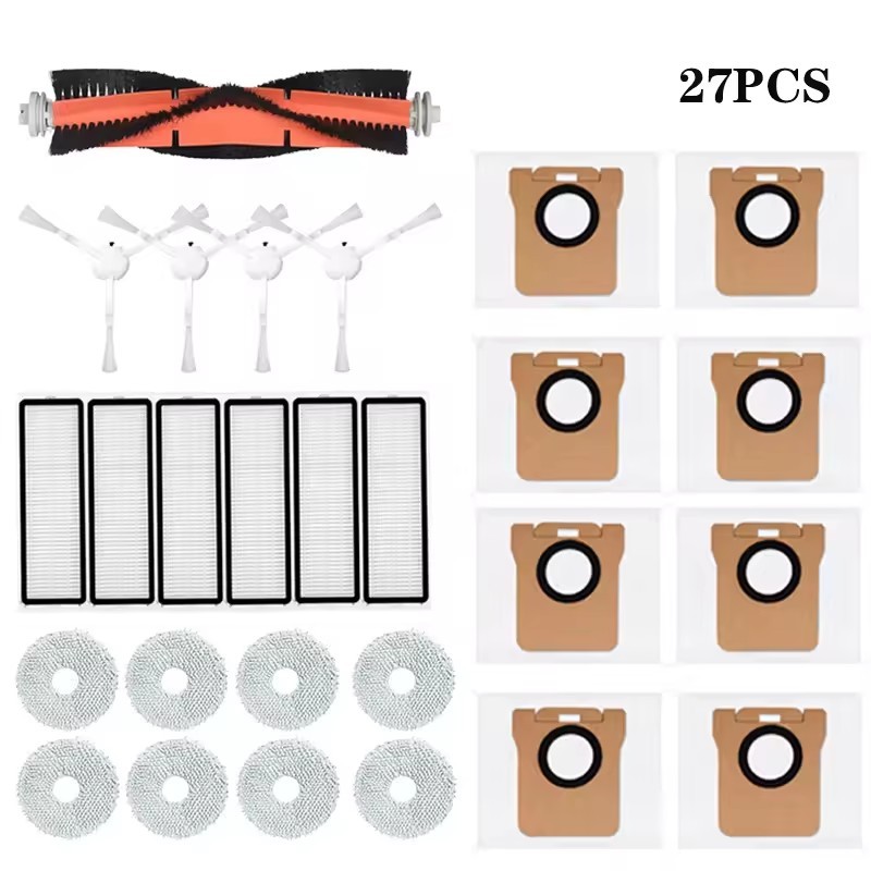 For Xiaomi X10+ X10 Plus (B101GL) Robot Vacuum Brush Filter Dust Bag Wipe Parts