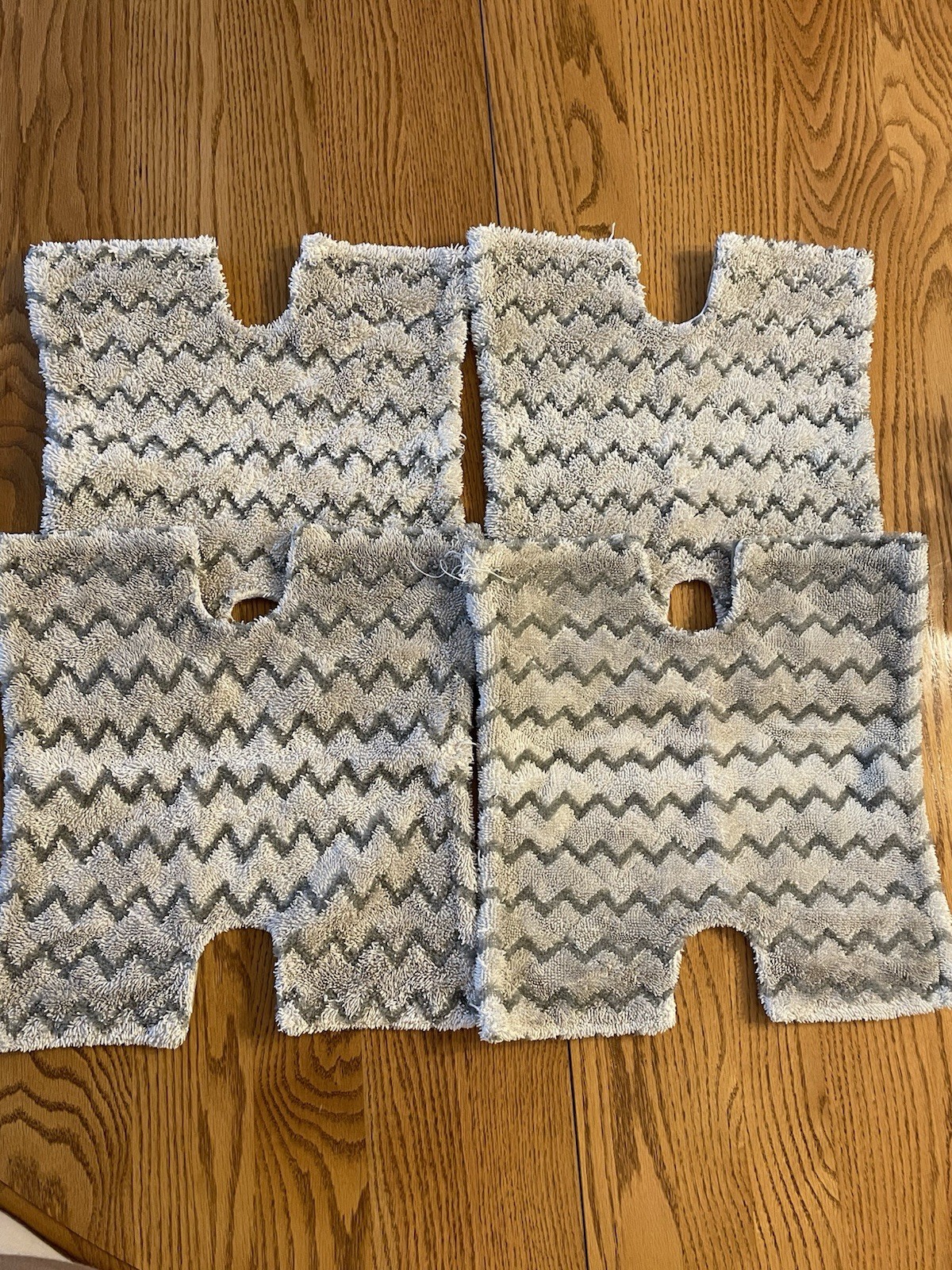 Lot Of 4 Shark Steam Pocket Mop Washable Pad S3501, S3550, S3601