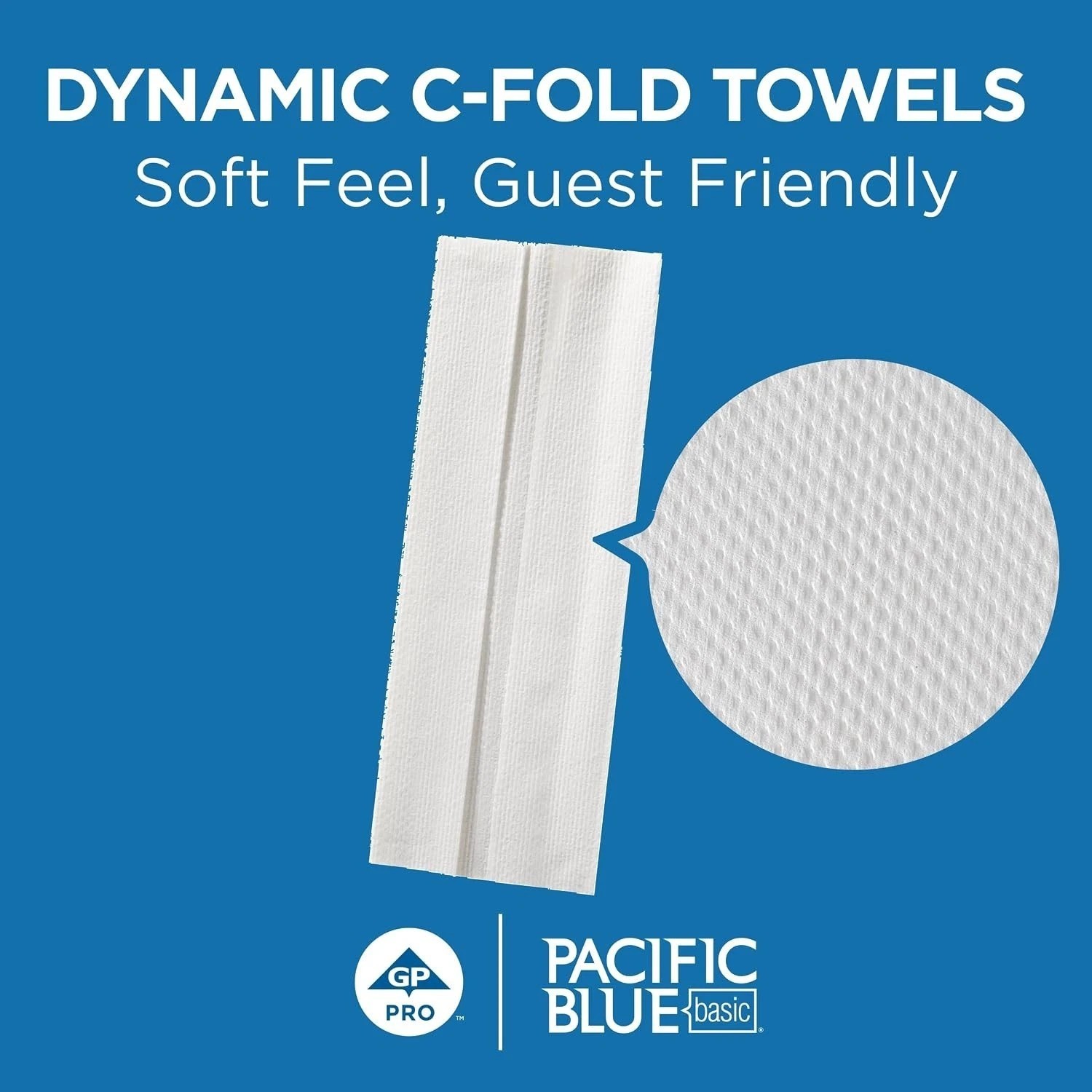 Pacific Blue Basic C-Fold Towels, 240 Count, 10 Packs, 20603