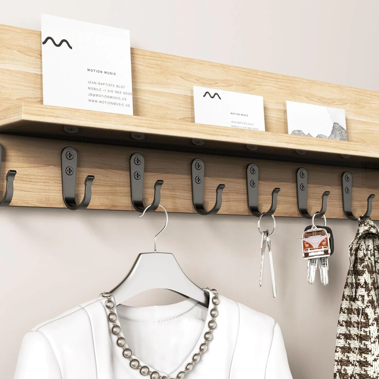 20PCS Heavy Duty Metal Coat Hooks for Wall, Single Prong Hanging Hooks