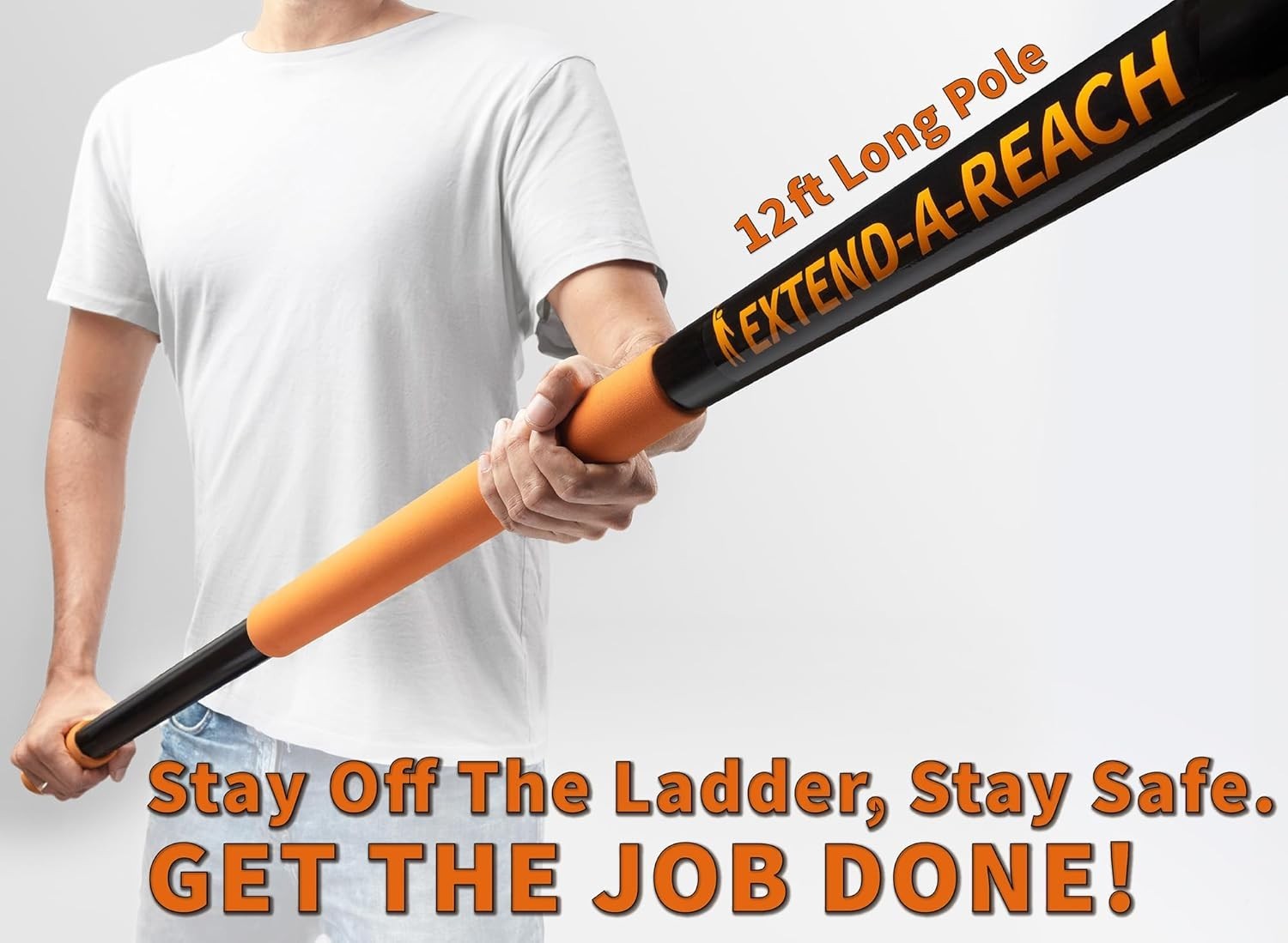 20 Foot High Duster Kit with 4-12 ft Extension Pole for Cleaning | High Ceil…