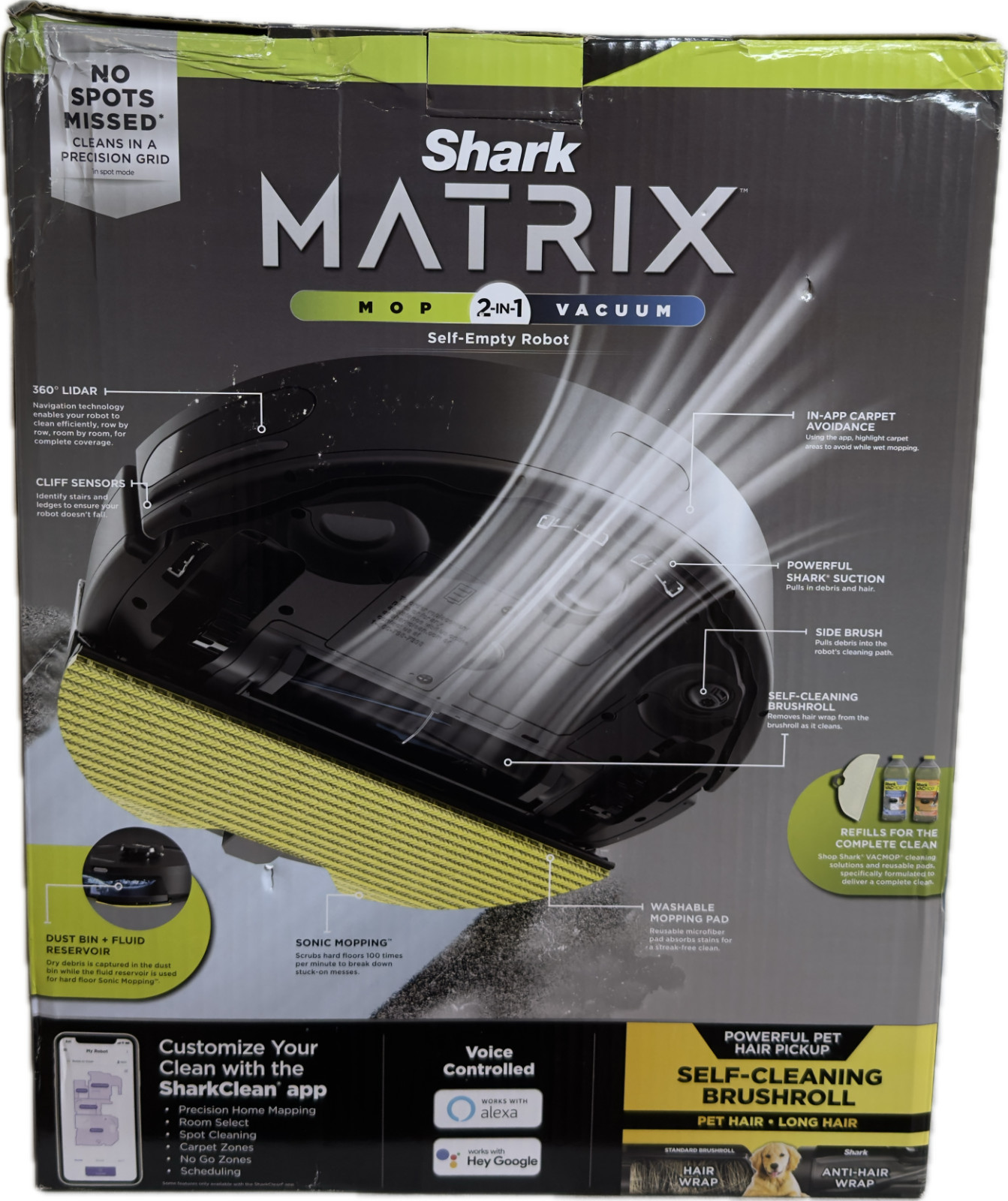 Shark RV2400WS Matrix 2-in-1 ROBOT (New in Box/Unused)