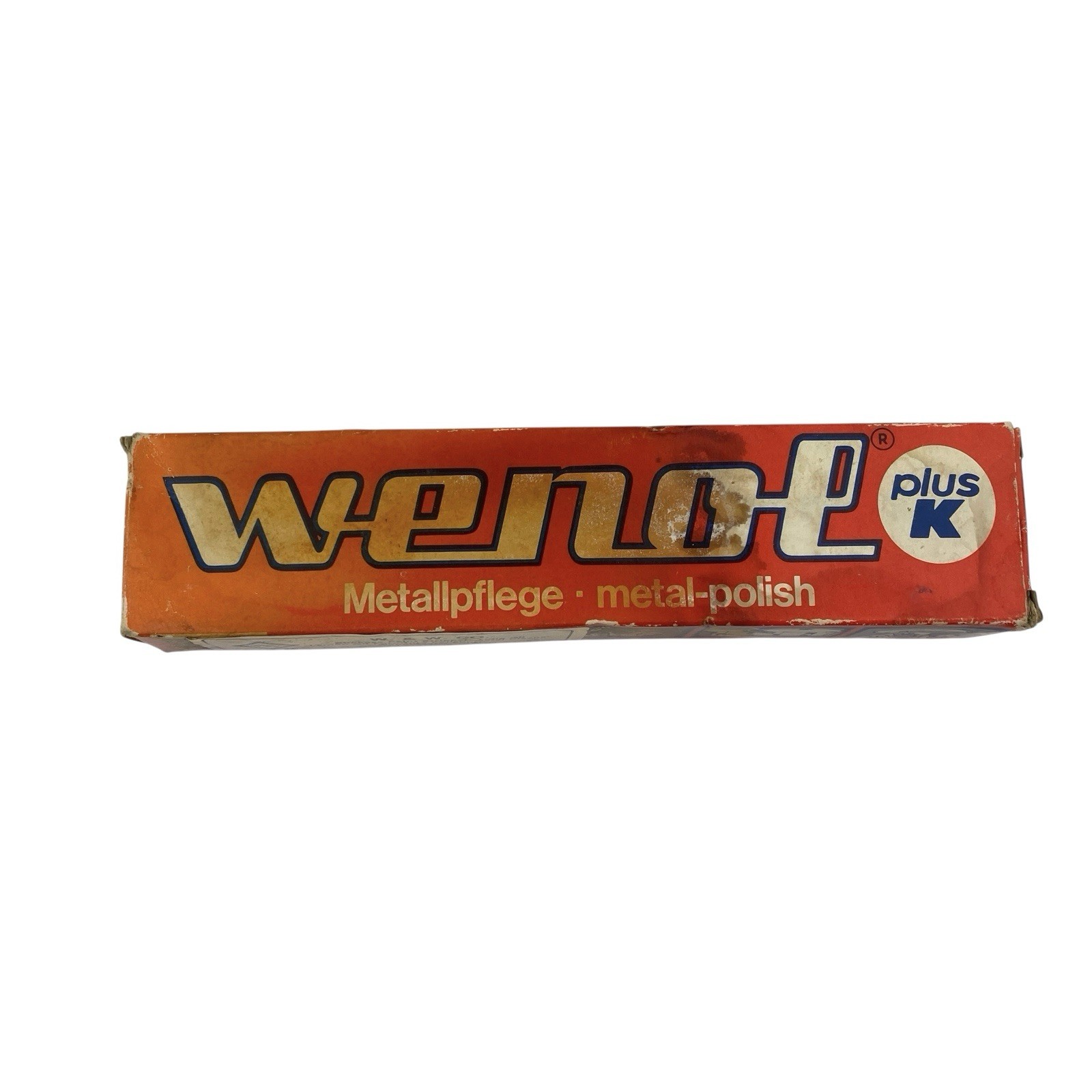 Wenol Plus K Metallpfege Metal Polish 3.5 oz Vintage Formula Germany Box Wear