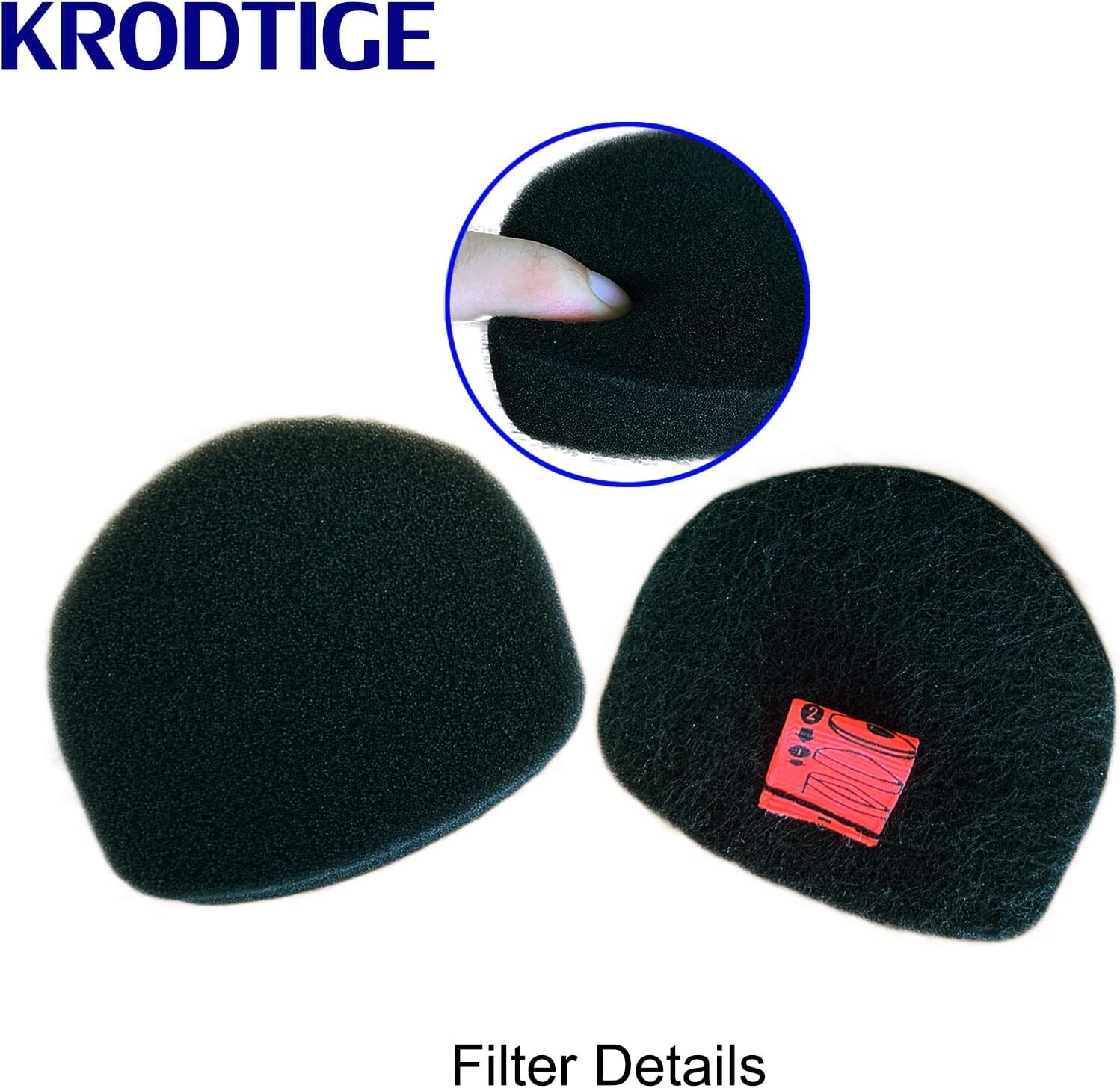 CH951 Filter, Replacement Foam & Felt Filters Compatible with Shark UltraCycl…