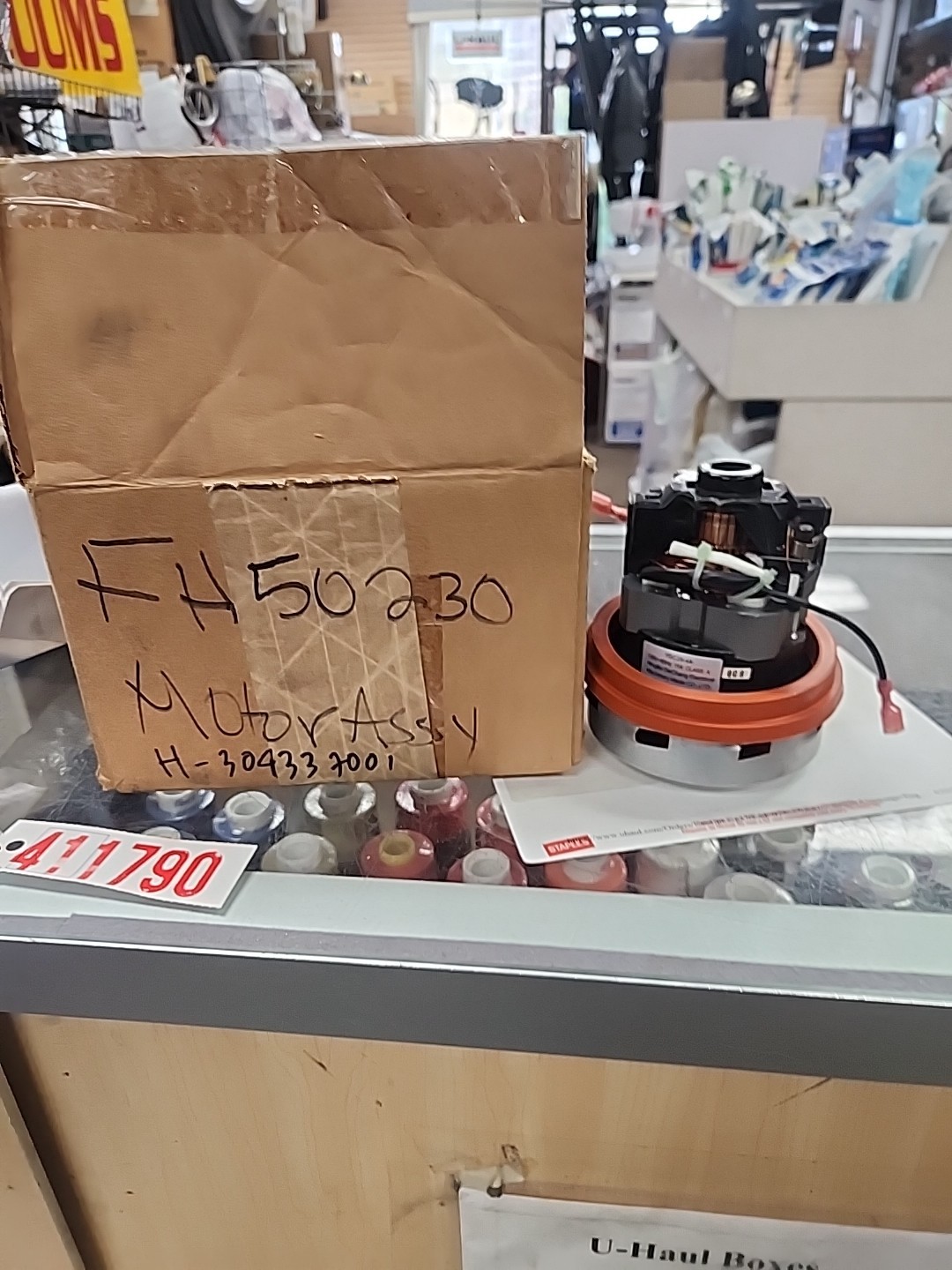 SEE PICTURES AS-IS! MOTOR FROM FH50230 HOOVER CARPET WASHER CLEANER H-304337001