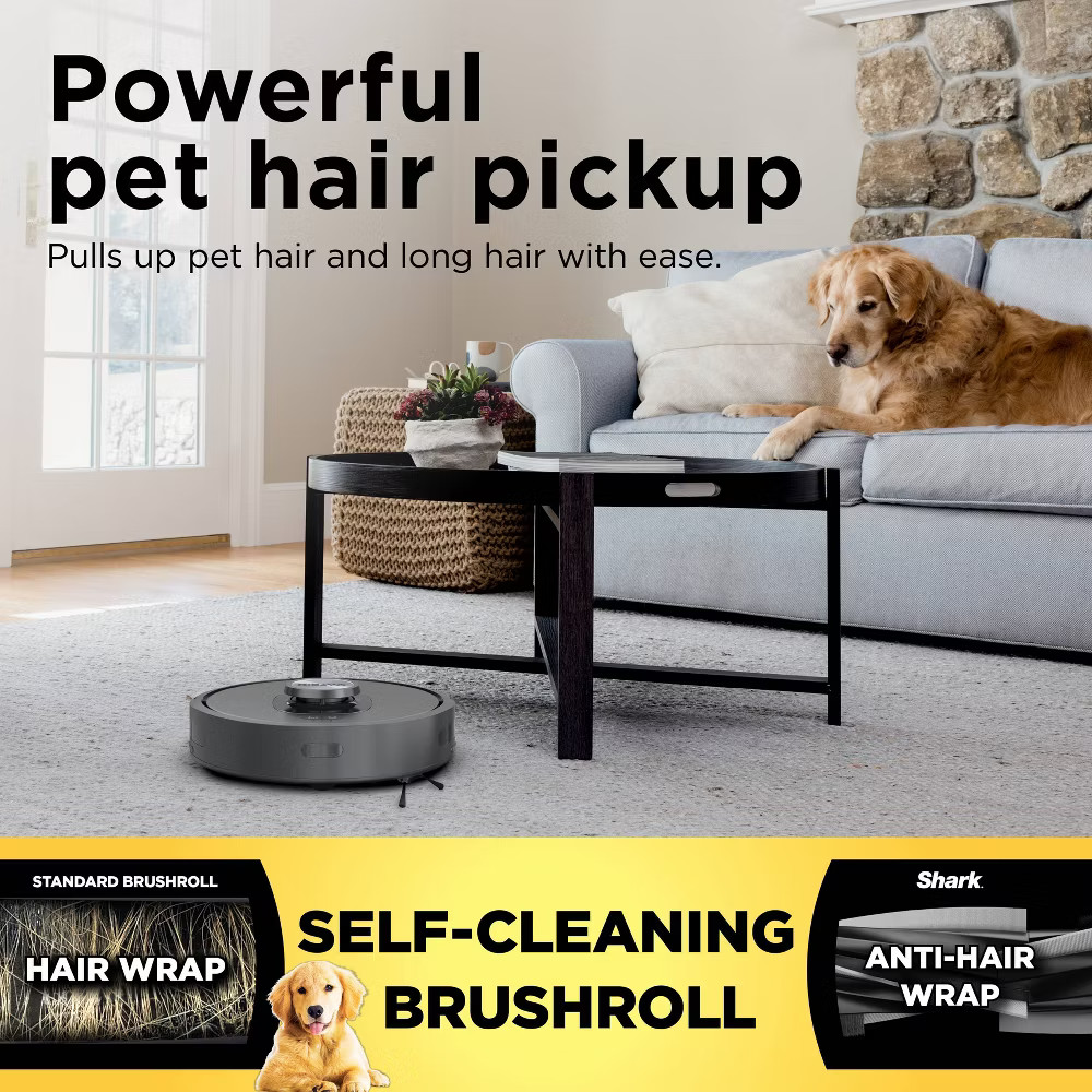 Shark Matrix Self Empty Robot Vacuum for Carpets & Hardfloors with Self-Cleaning
