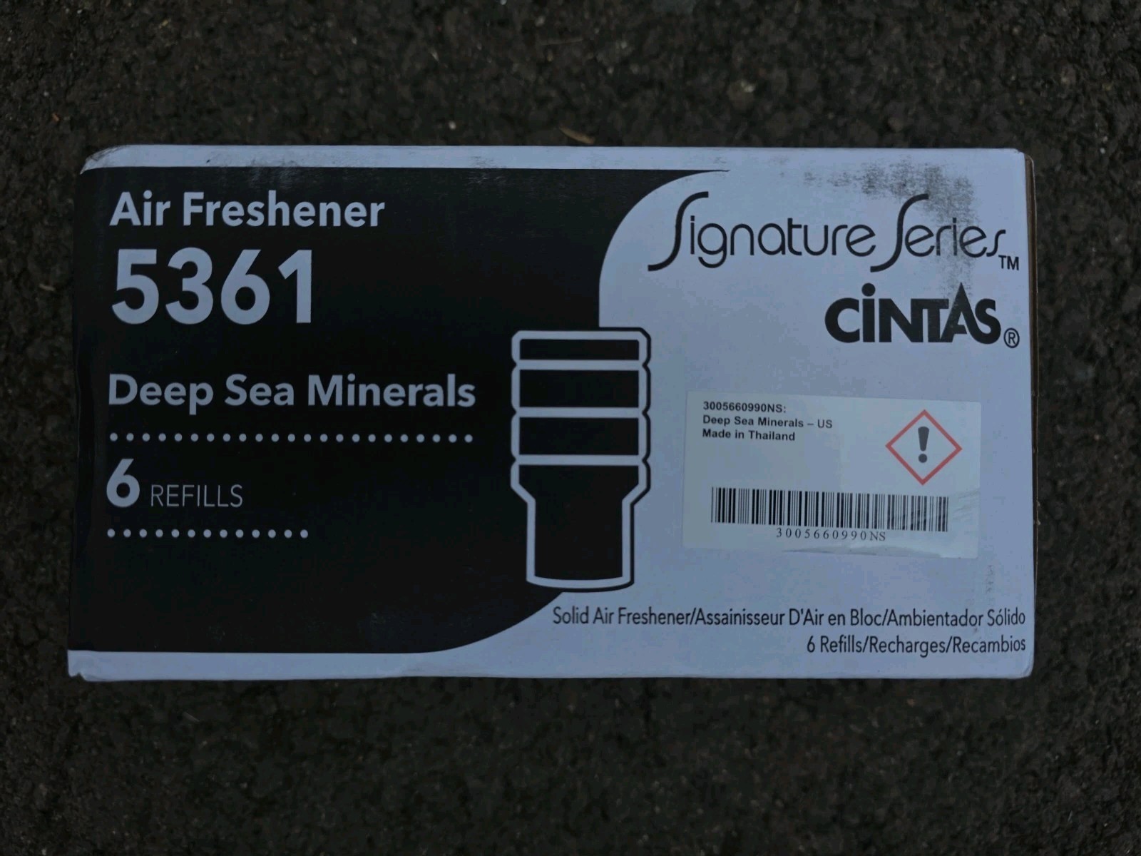 Signature Series Cintas Solid Air Freshener Deep Sea Minerals Pack of 6