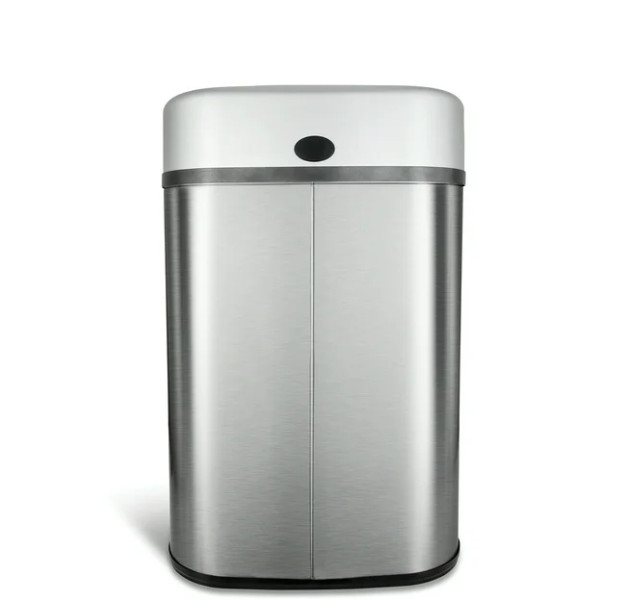 Nine Stars 21Gallon Stainless Steel Automatic Trash Can Hands-Free Motion Sensor
