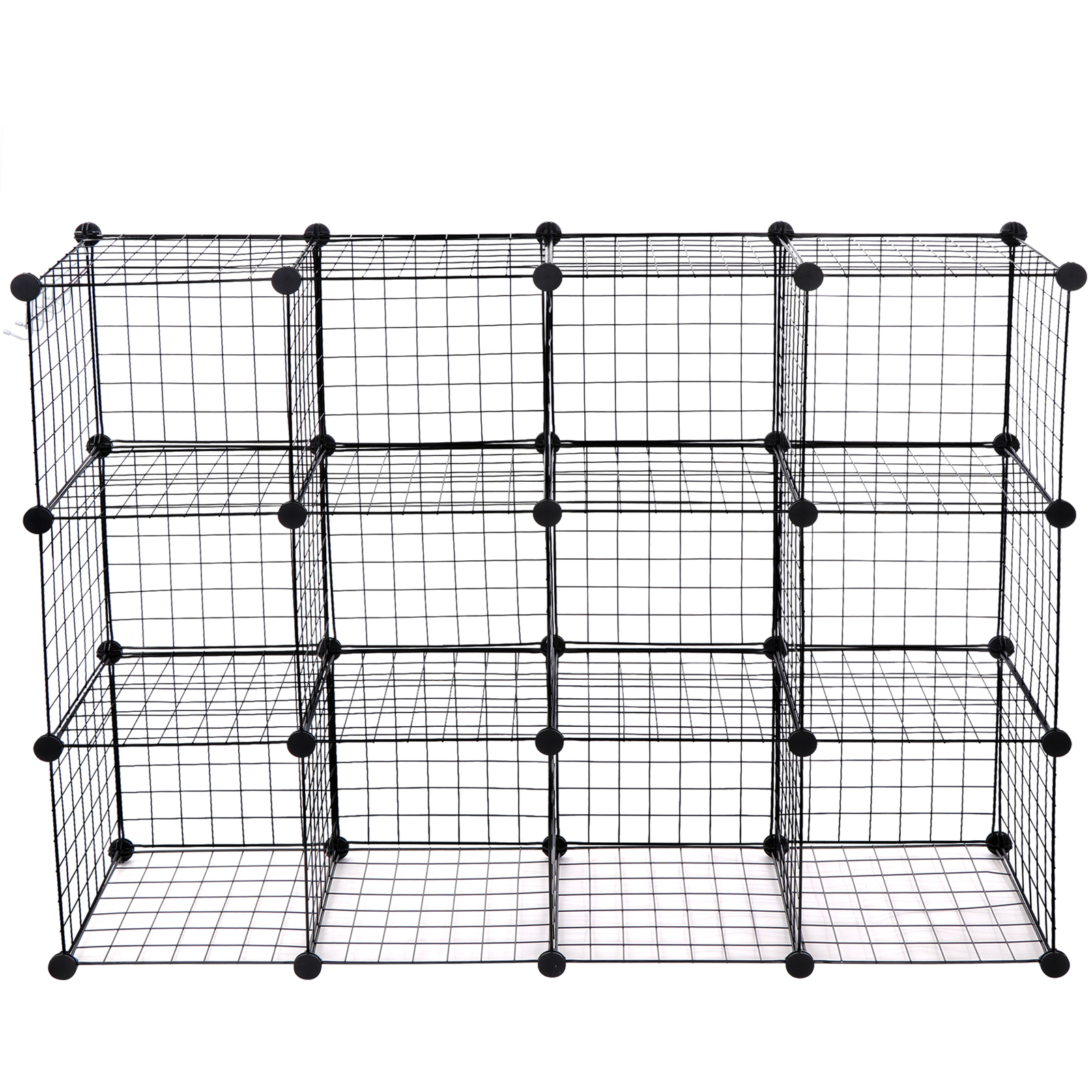 2X 12-Cube Storage Shelf Storage Bins Wire Cube Storage Organizer Modular