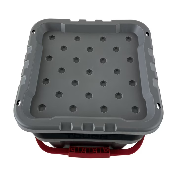 (2 pack) Hyper Tough 5 Gallon Heavy Duty Plastic Material Bucket Tote,Adult