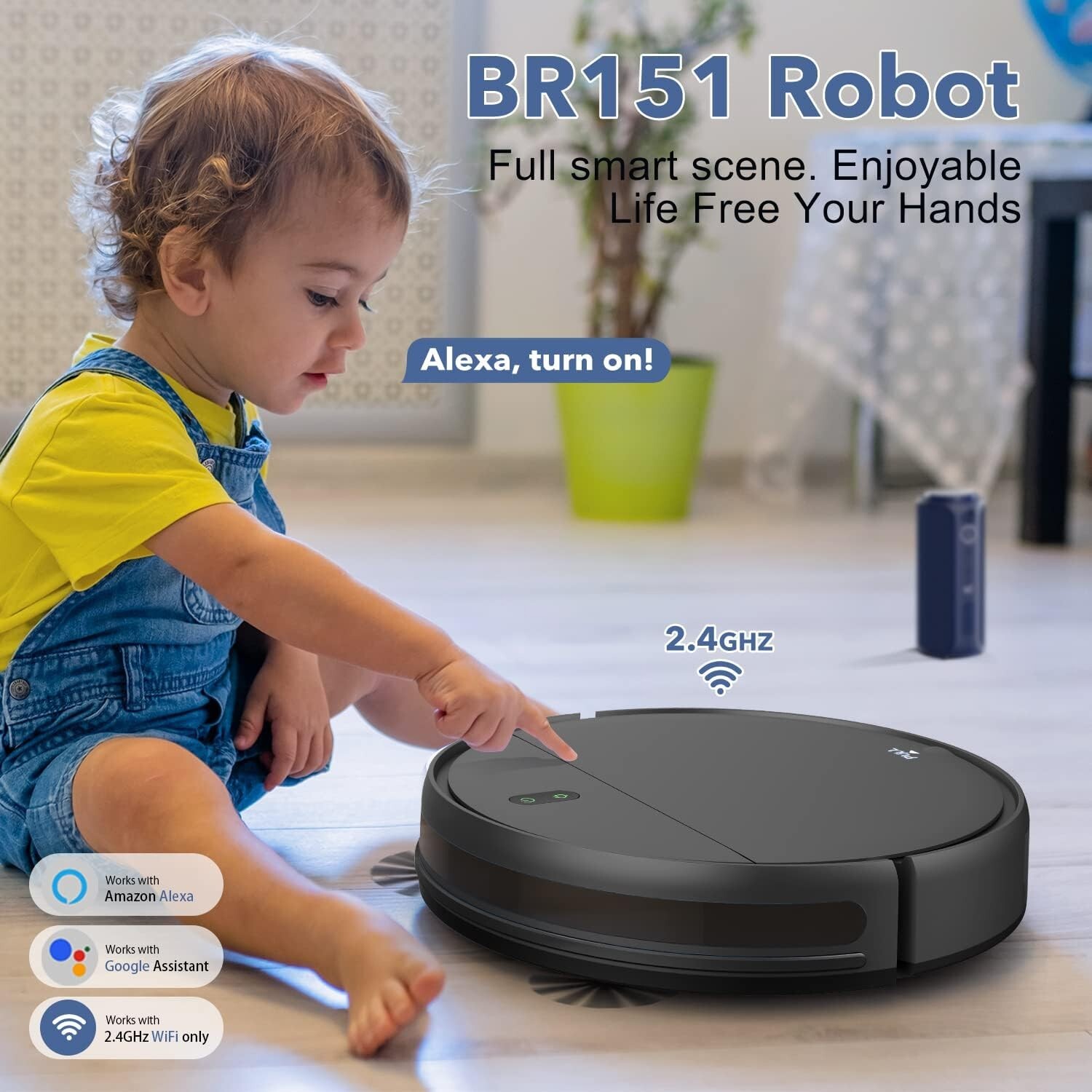 Robot Vacuum and Mop Combo, 2 in 1 Robot Mop and Vacuum, Robotic Vacuum / ALexa