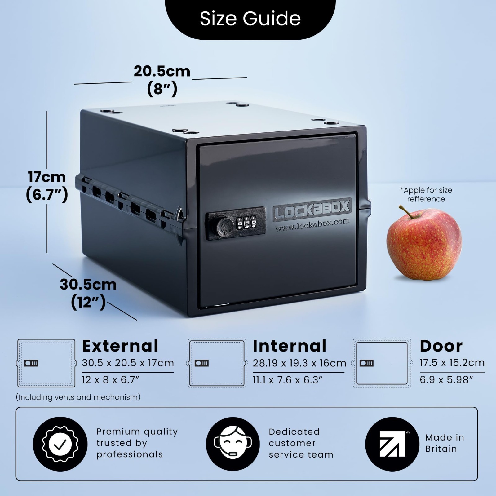 Compact Lockable Storage Box for Food, Medicines & Tech | Hygienic Home Safety 1