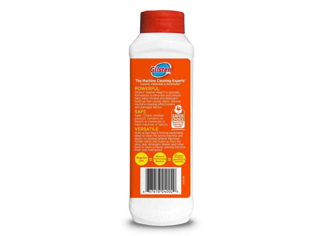 Washing Machine Cleaner and Deodorizer, 12 oz Bottle, Liquid, Floral Yellow