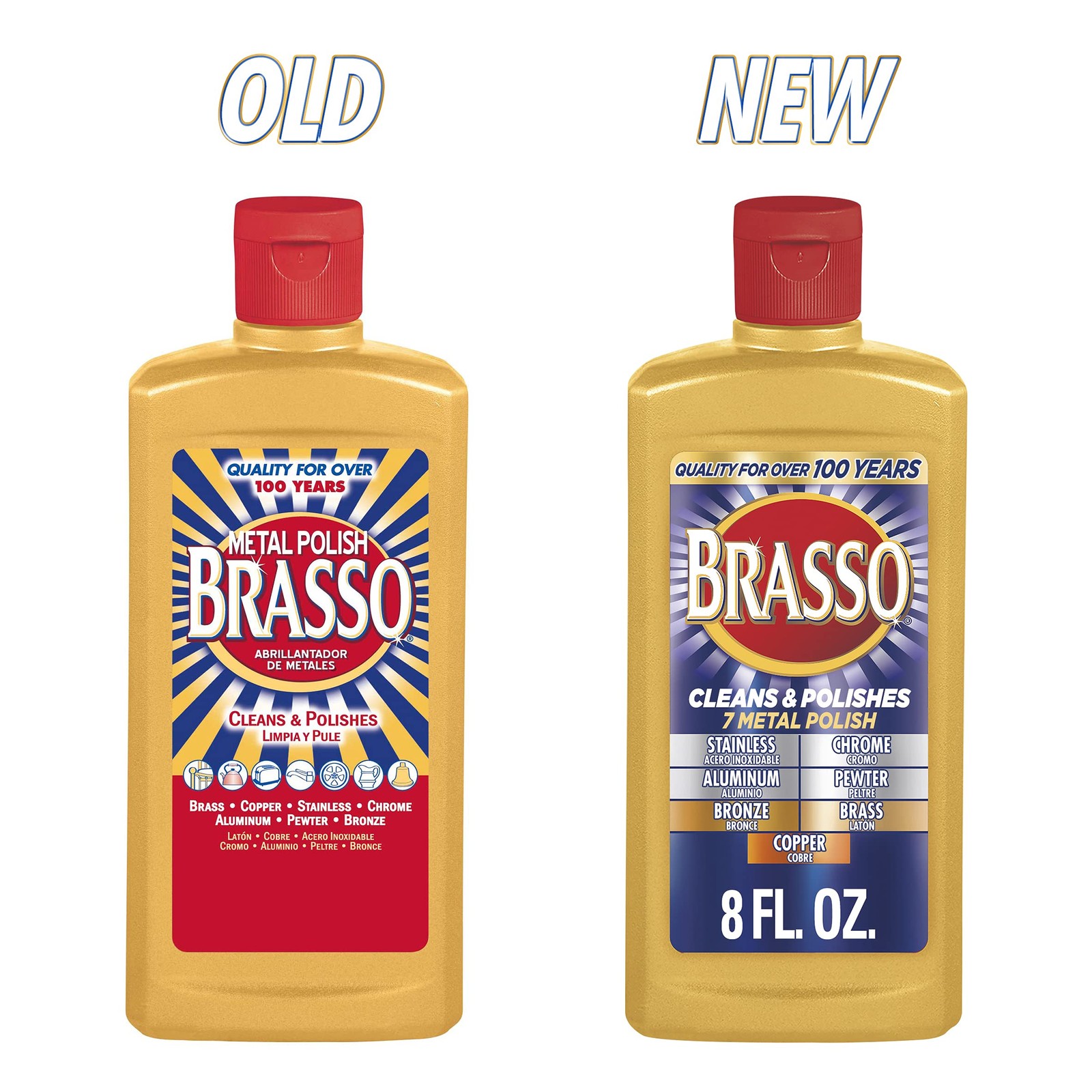 Brasso Multi-Purpose Metal Polish, 8 oz 1 Count (Pack of 1)
