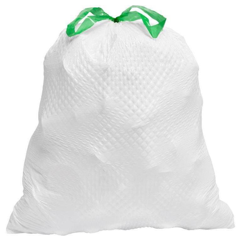 13 Gal. White Rodent Repellent Tall Kitchen Trash Bags (140-Count)