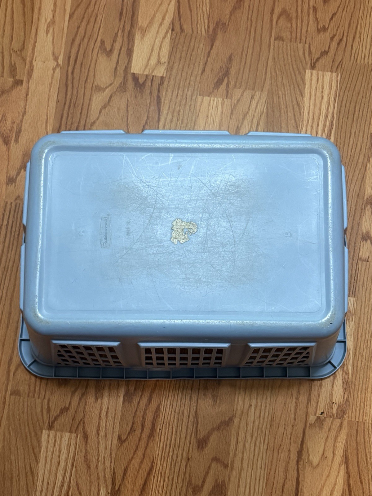 Rubbermaid Laundry Basket Aqua Mint Blue Green w original Label 1986