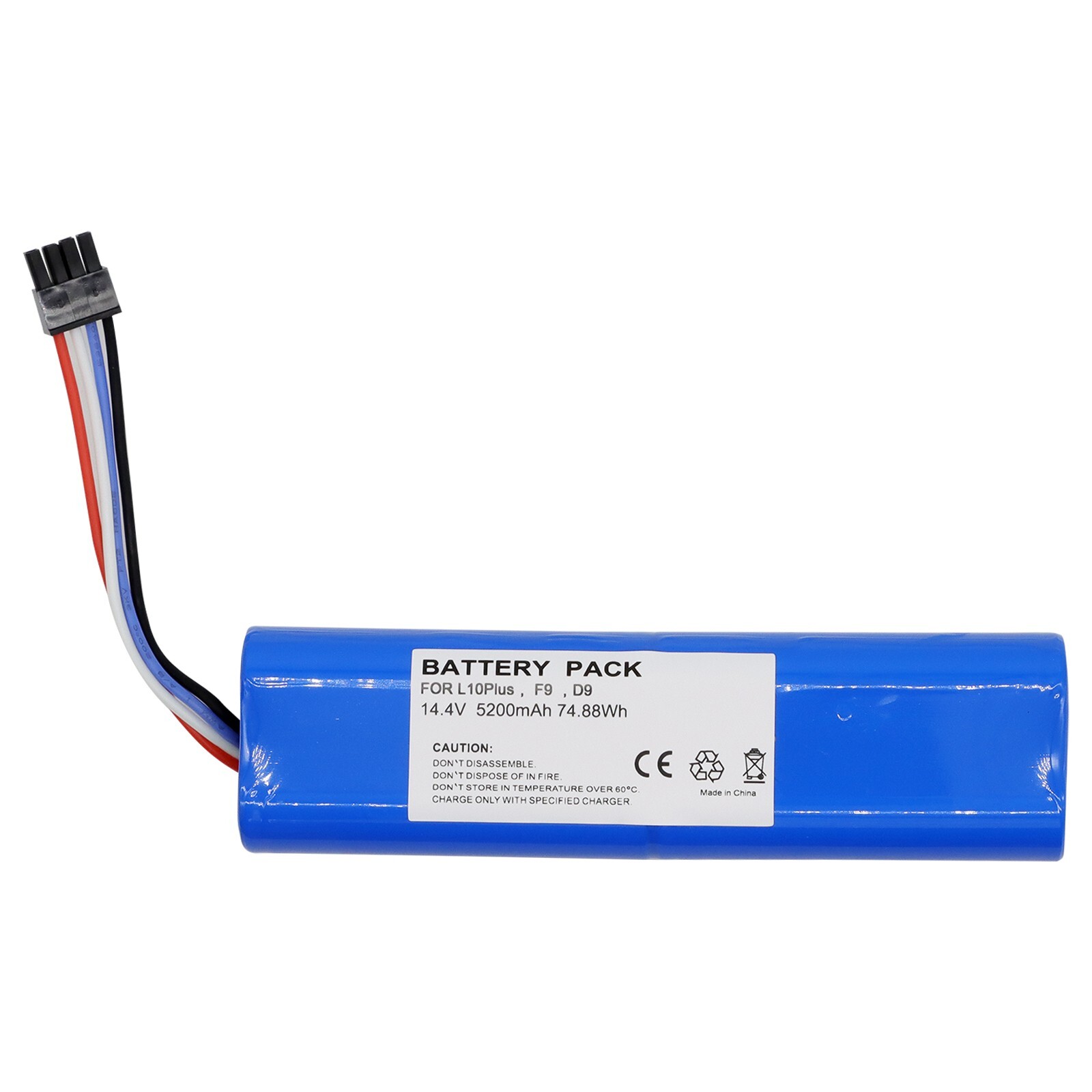 P2008-4S2P-MMBK Battery Replacement for Dreame D9 Robot Vacuum Cleaner 5200mAh