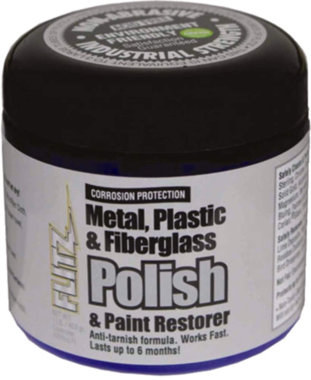 FLITZ – Metal, Plastic & Fiberglass Polish Paste – 1.0 Pound.