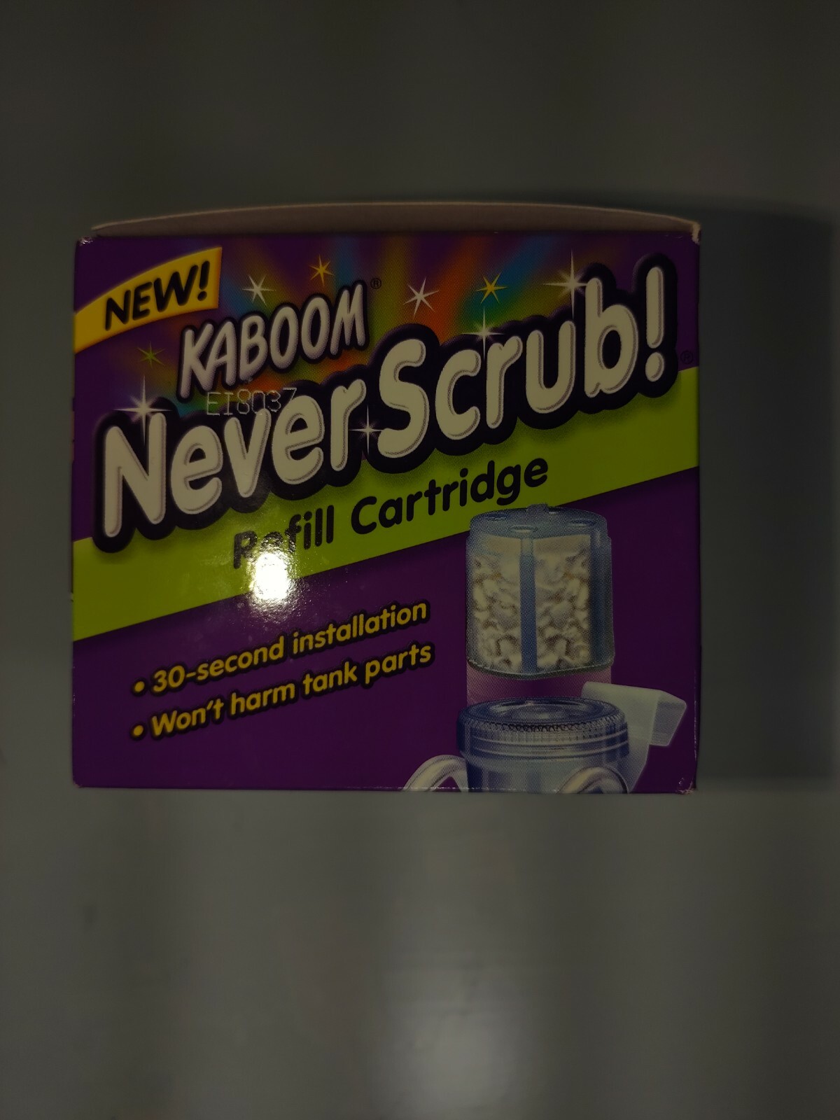 NOS Kaboom Never Scrub Refill Drop In Cartridge 1.65 oz Discontinued