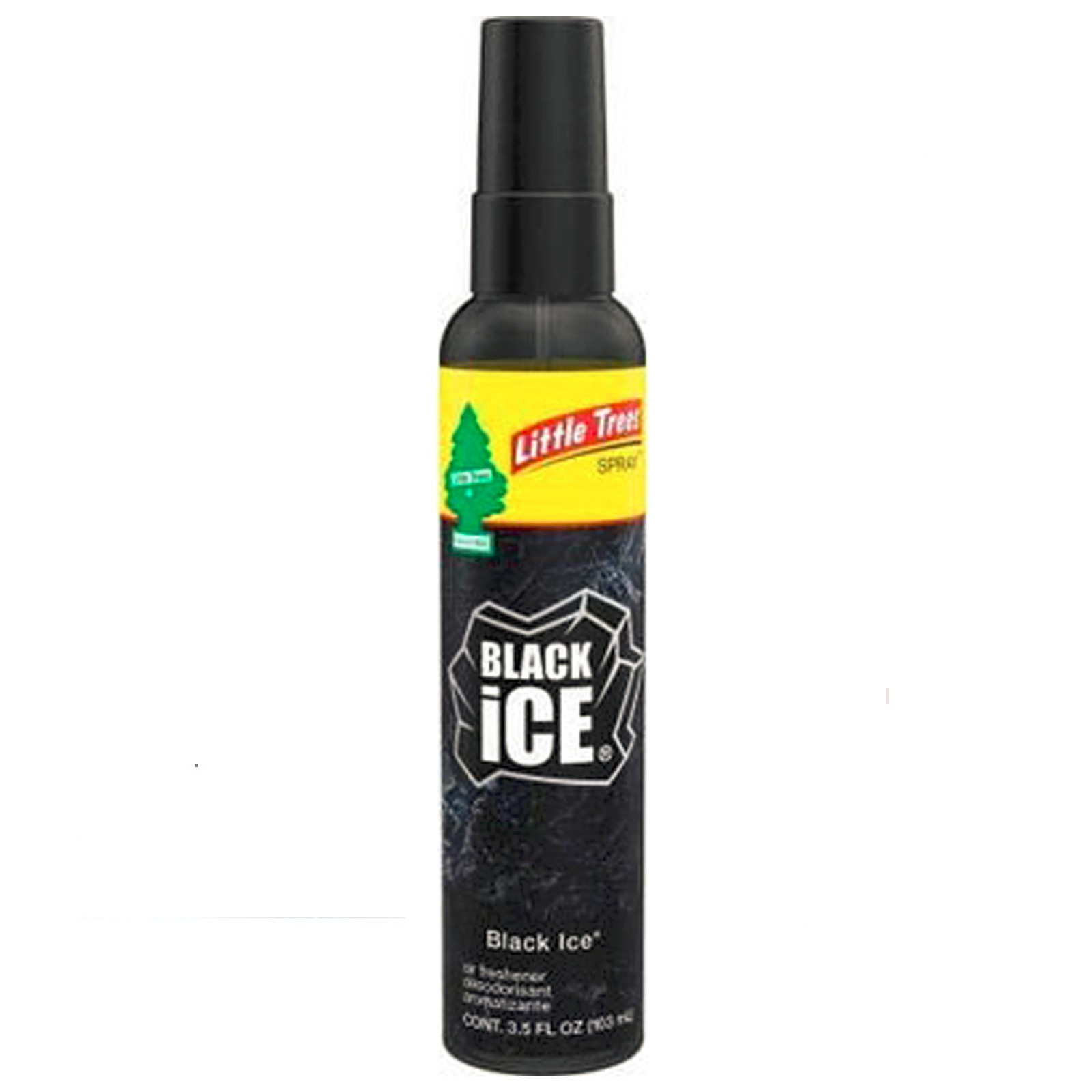 Little Trees UPS-06355 Air Freshener Black Ice Automotive, Spray, 3.5 oz