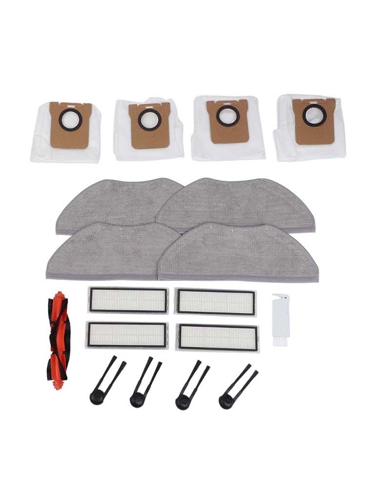 Replacement Kit for Xiaomi Robot Vacuum H40 OV51 with Brush Filter and Mop Pads