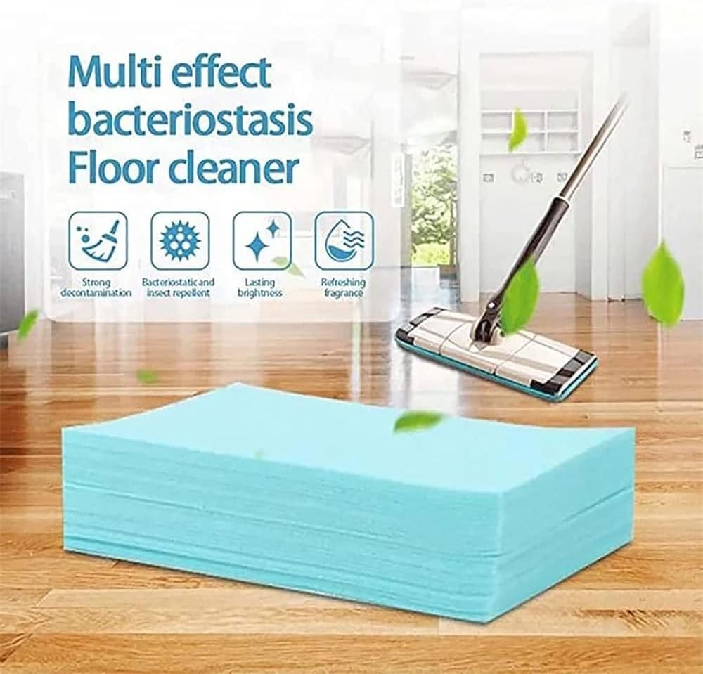 100pcs Multi-Surface Floor Cleaning Sheets Multiple Effect Floor Cleaner Wipes