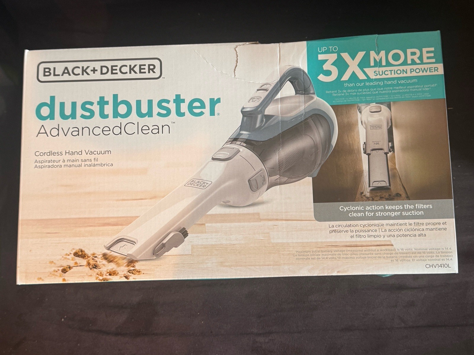 BLACK+DECKER Dustbuster(R) Hand Vacuum (White) – CHV1410L