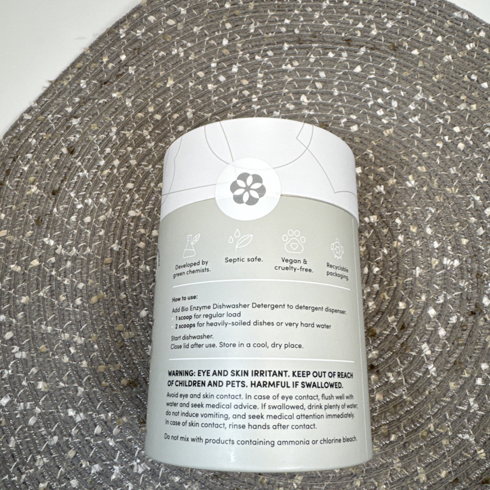 Dirty Labs Dishwasher Detergent & Booster Scent Free 48 Loads (1 lb)