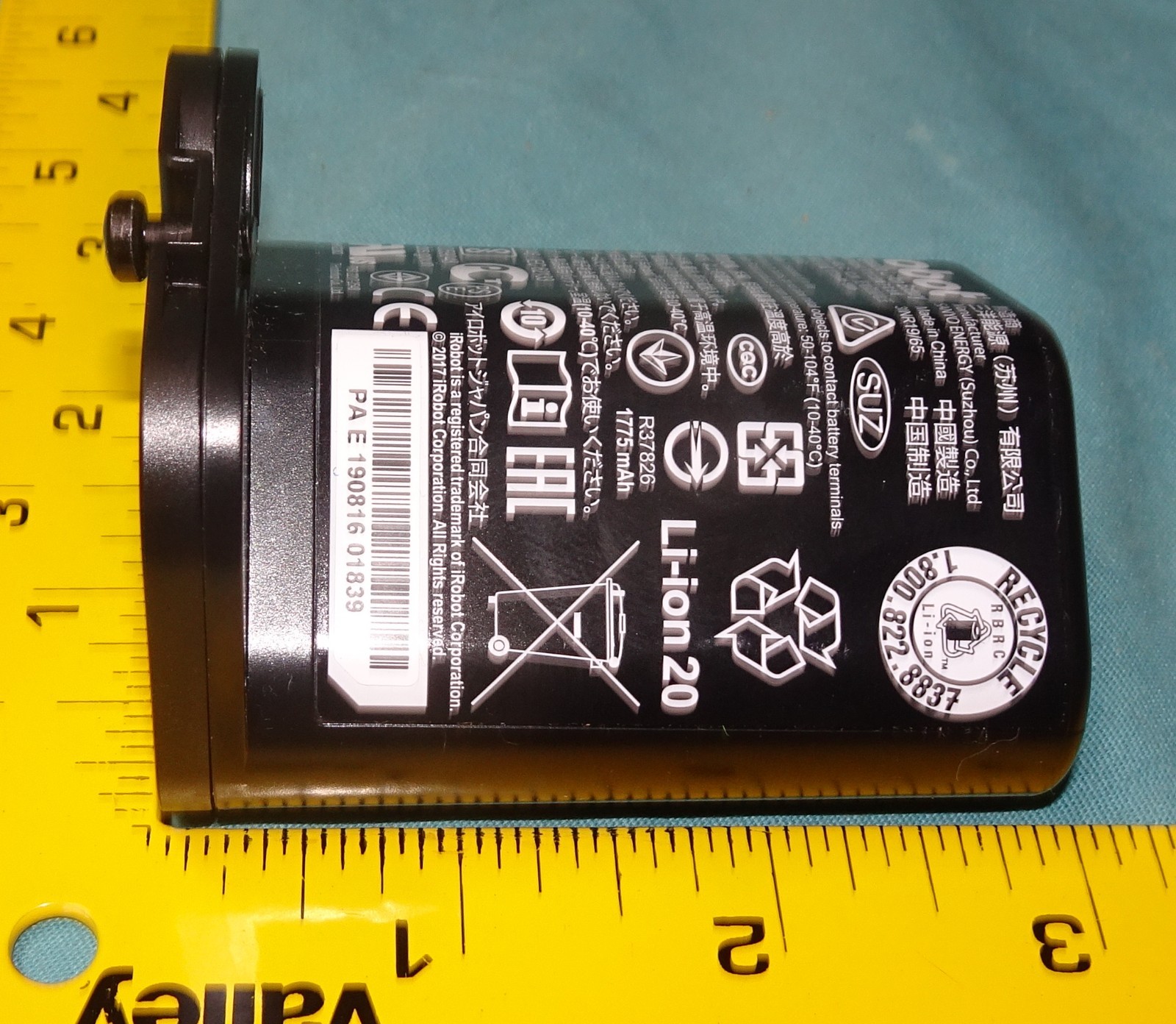 = Genuine ABL-C Battery For iRobot Braava Jet m6 Ultimate Robot Mop 3INR 19/65