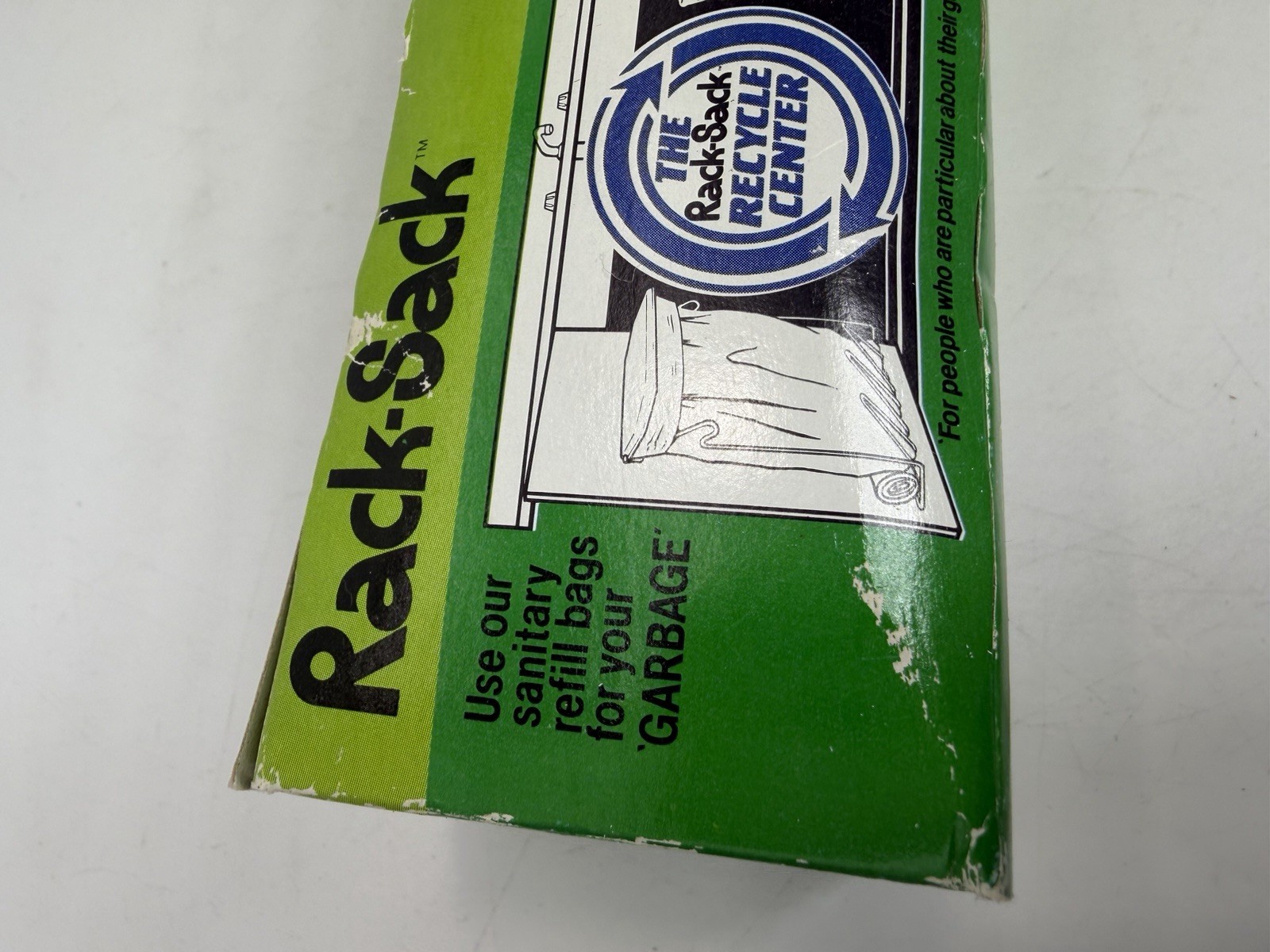 Vintage Rack Sack Refill Bags White 3 Gallon – 40 Count With Ties New Box