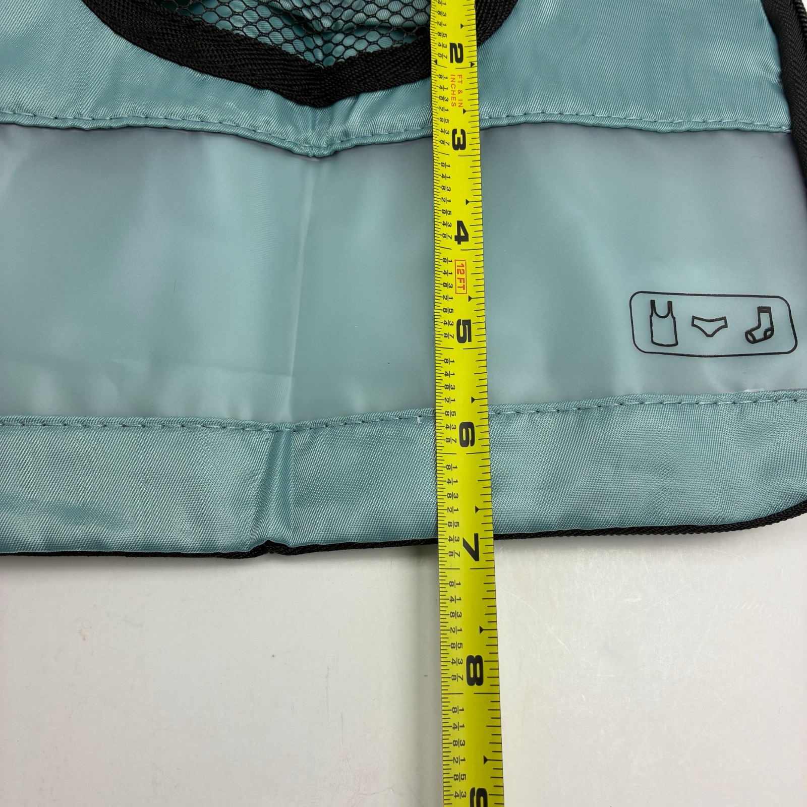 Compression Packing Cubes Set Travel Organizer Bags Luggage Storage Mint Green