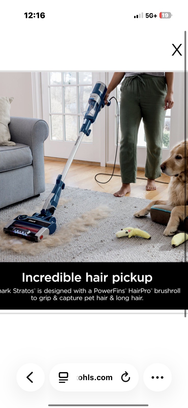 Shark IZ840H Stratos Cordless Vacuum – New