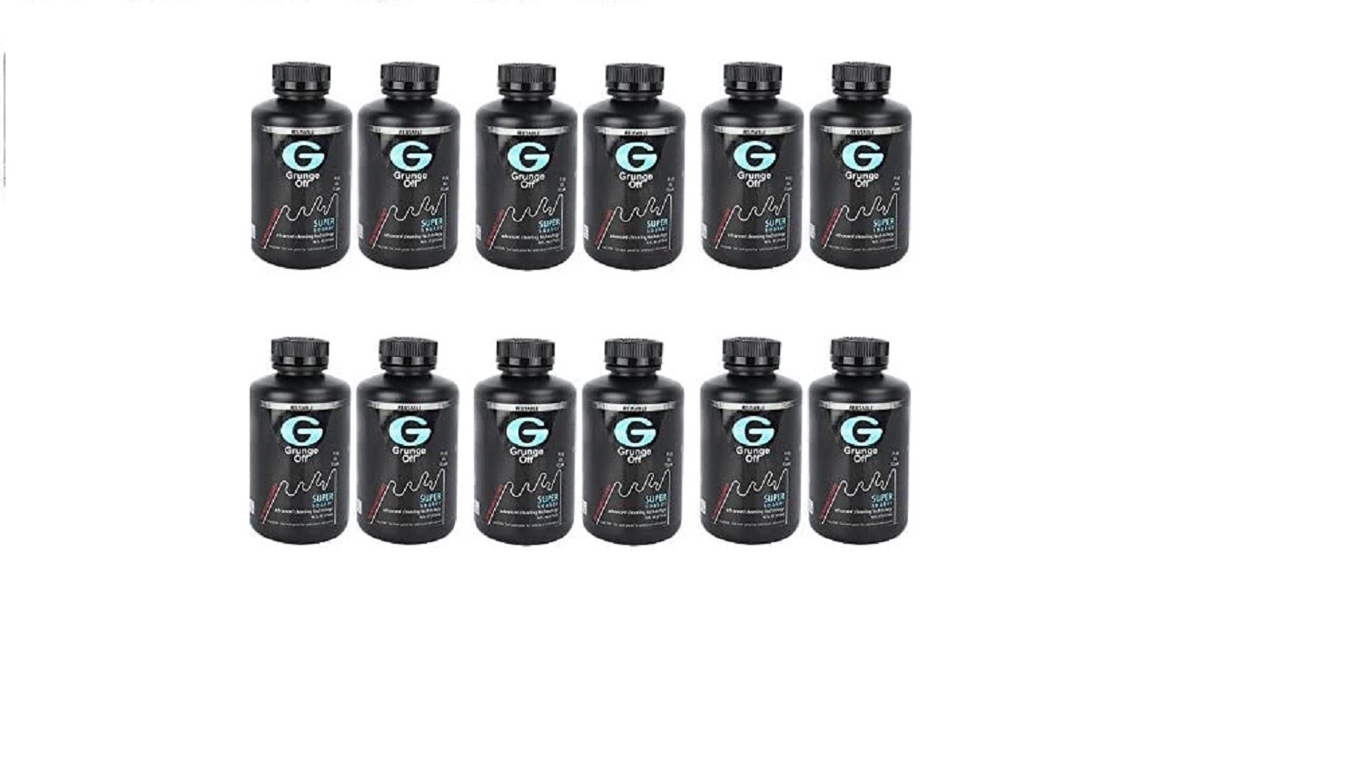 16oz Ounce Grunge Off Super Soaker Pipe Cleaner 12 Bottles