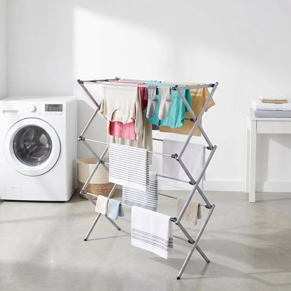 * HOT SALE* Mainstays Oversized Collapsible Steel Laundry Drying Rack