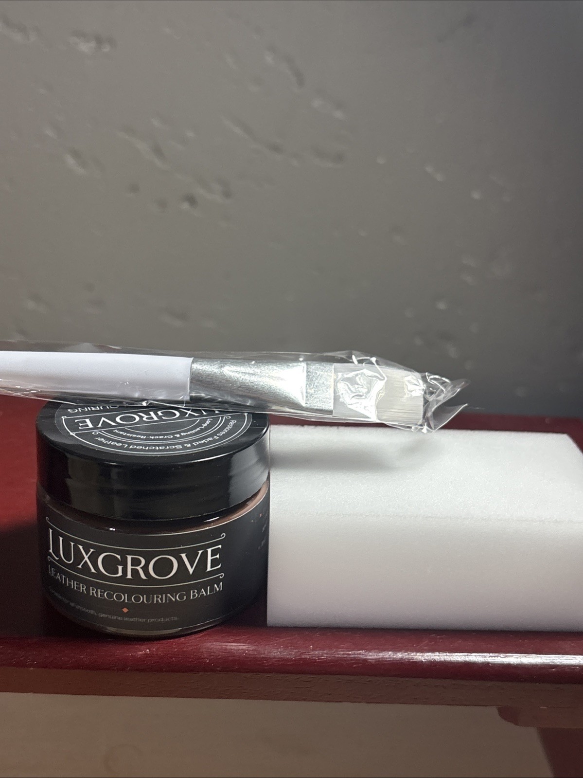 Luxgrove Dark Brown Leather Recoloring Balm, Leather & Vinyl Repair Kit