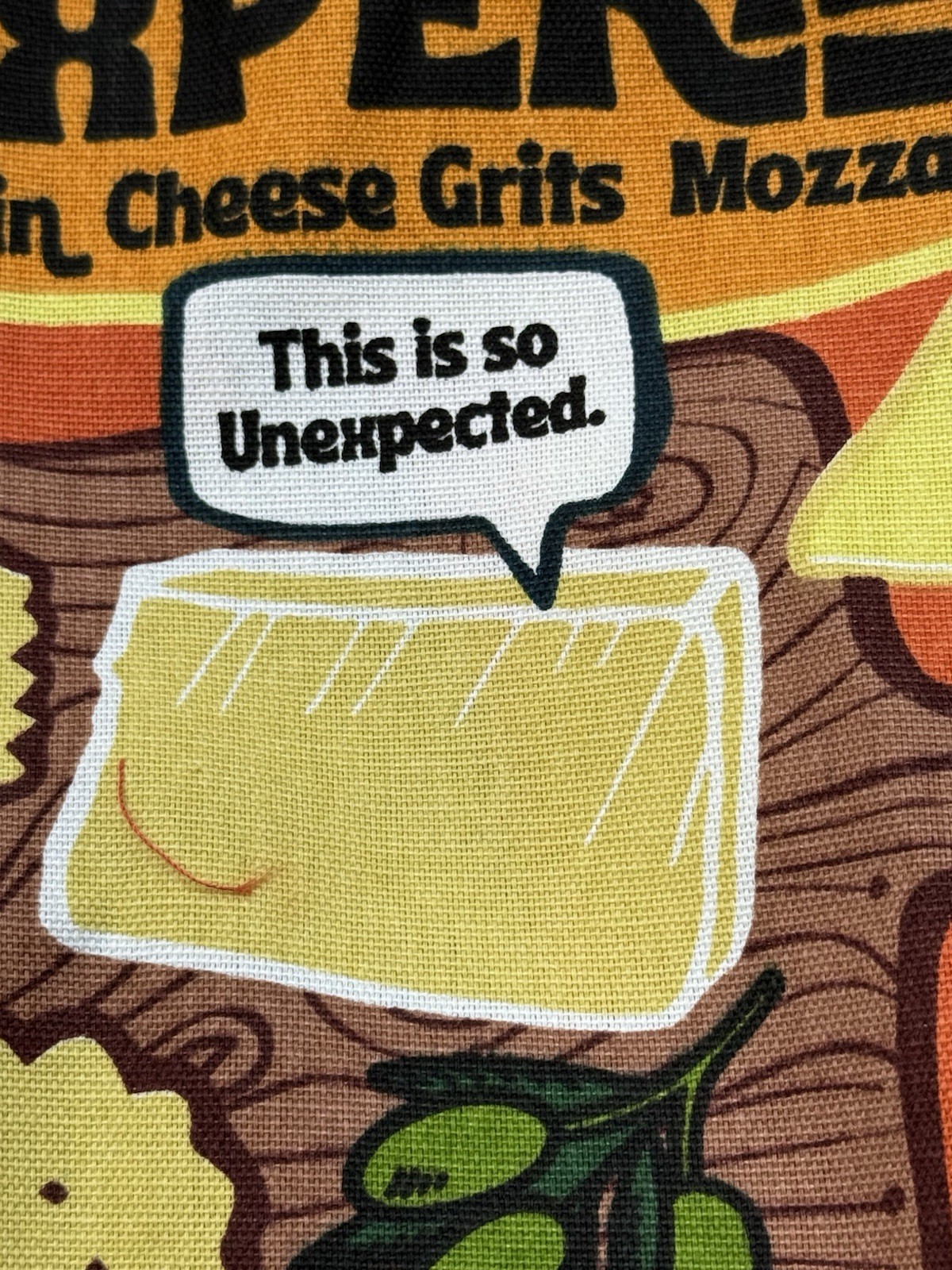 🧀 TRADER JOE’S *NWT* Cheese Adventures Canvas Cotton Reusable Tote Bag Pop Art