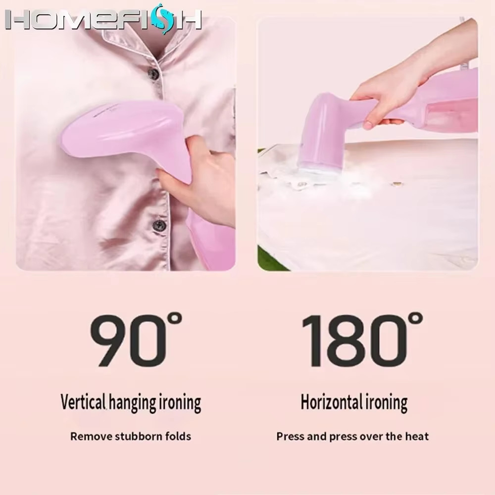 1500W Handheld Garment Steamer – 280ml Fast-Heat Portable Fabric Steamer for Hom