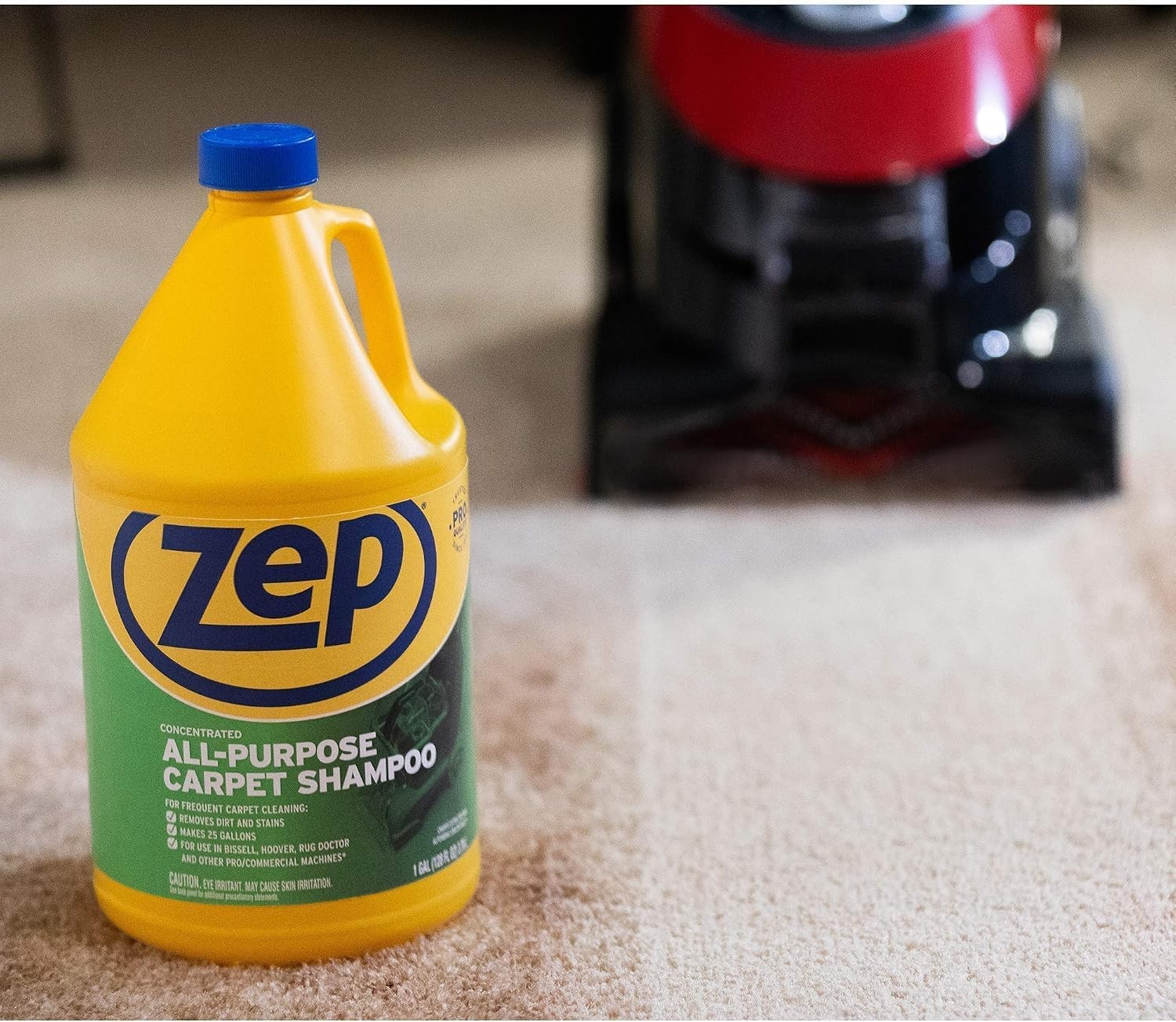 Zep All-Purpose Carpet Cleaner Shampoo – Deep Clean Carpets & Remove Stains