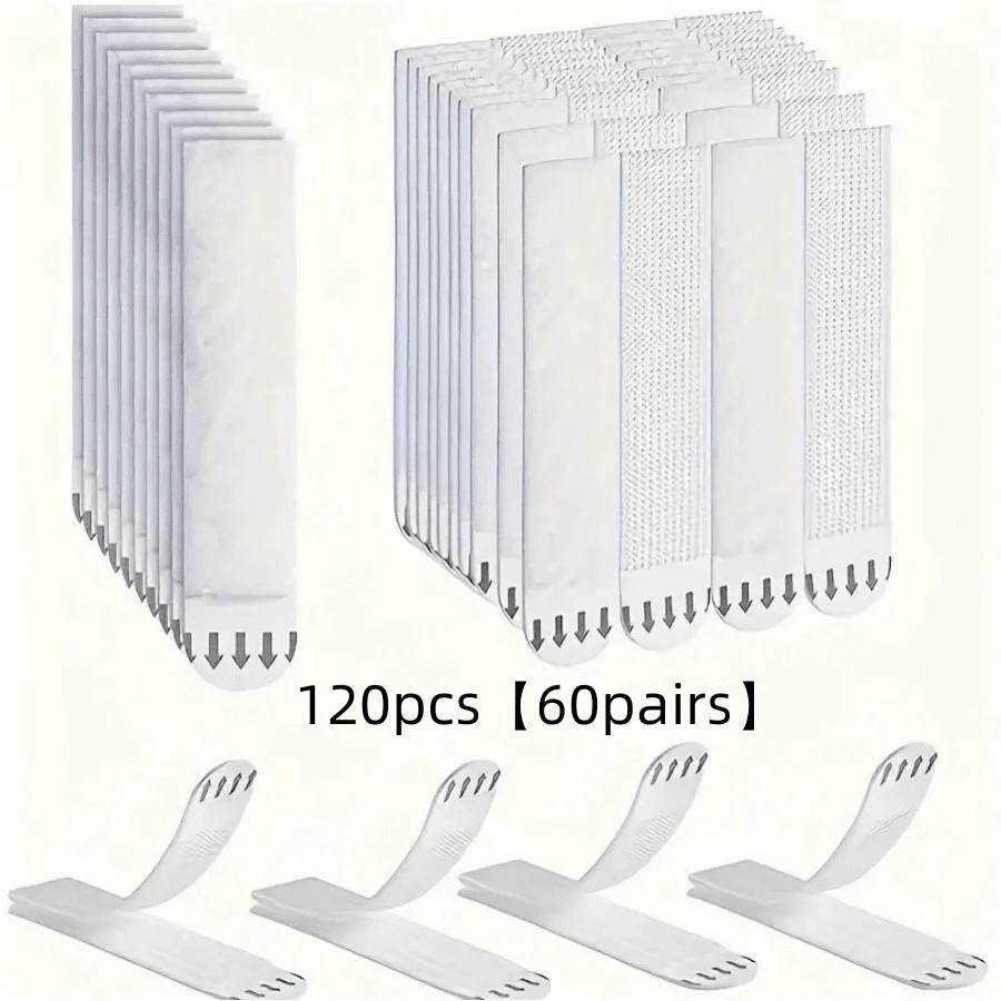 120Pcs Picture Hanging Strips Heavy Duty No Nails Damage Free Frame Mounting USA
