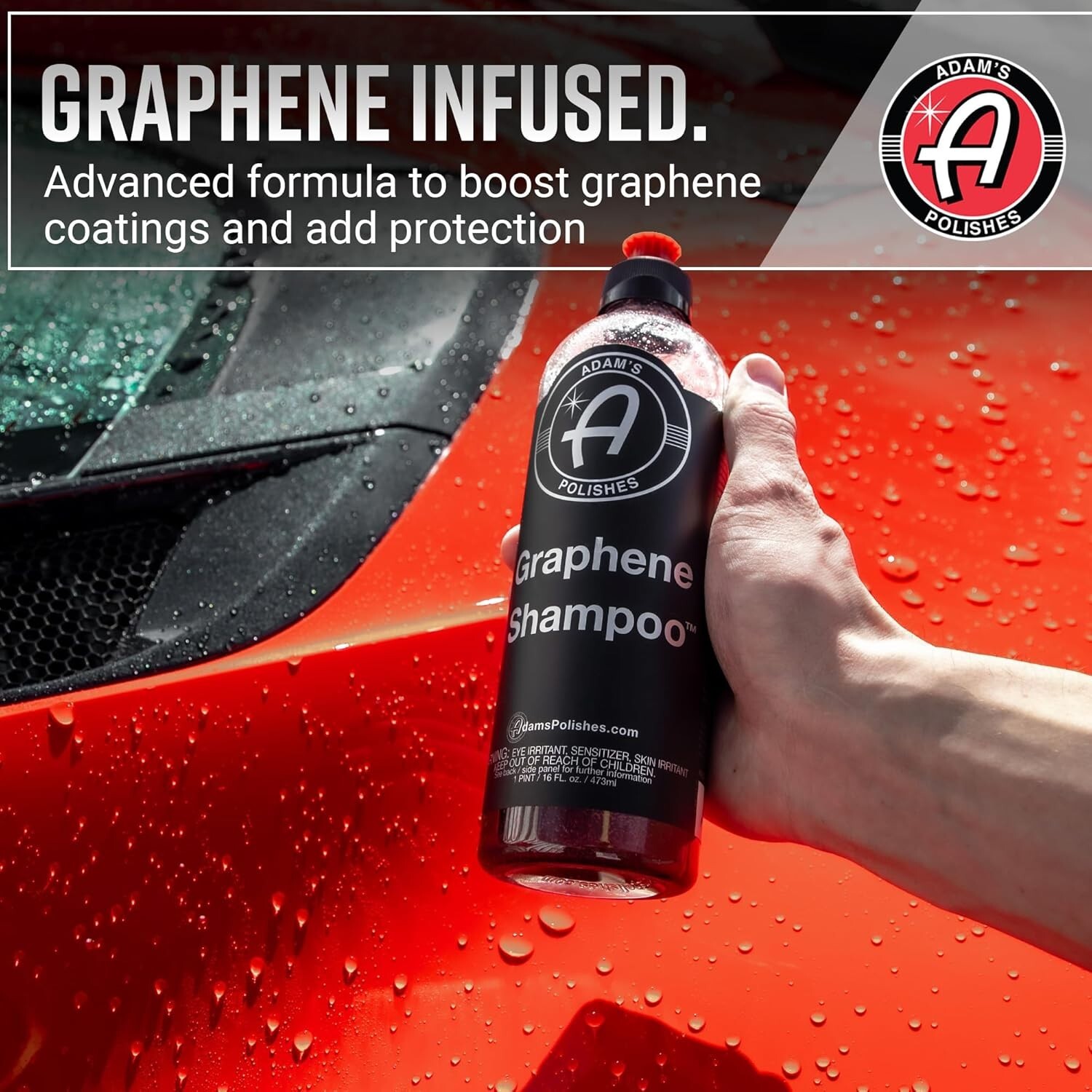 Graphene Shampoo 16oz – Ceramic Coating Infused Car Wash Soap – Powerful Clea…