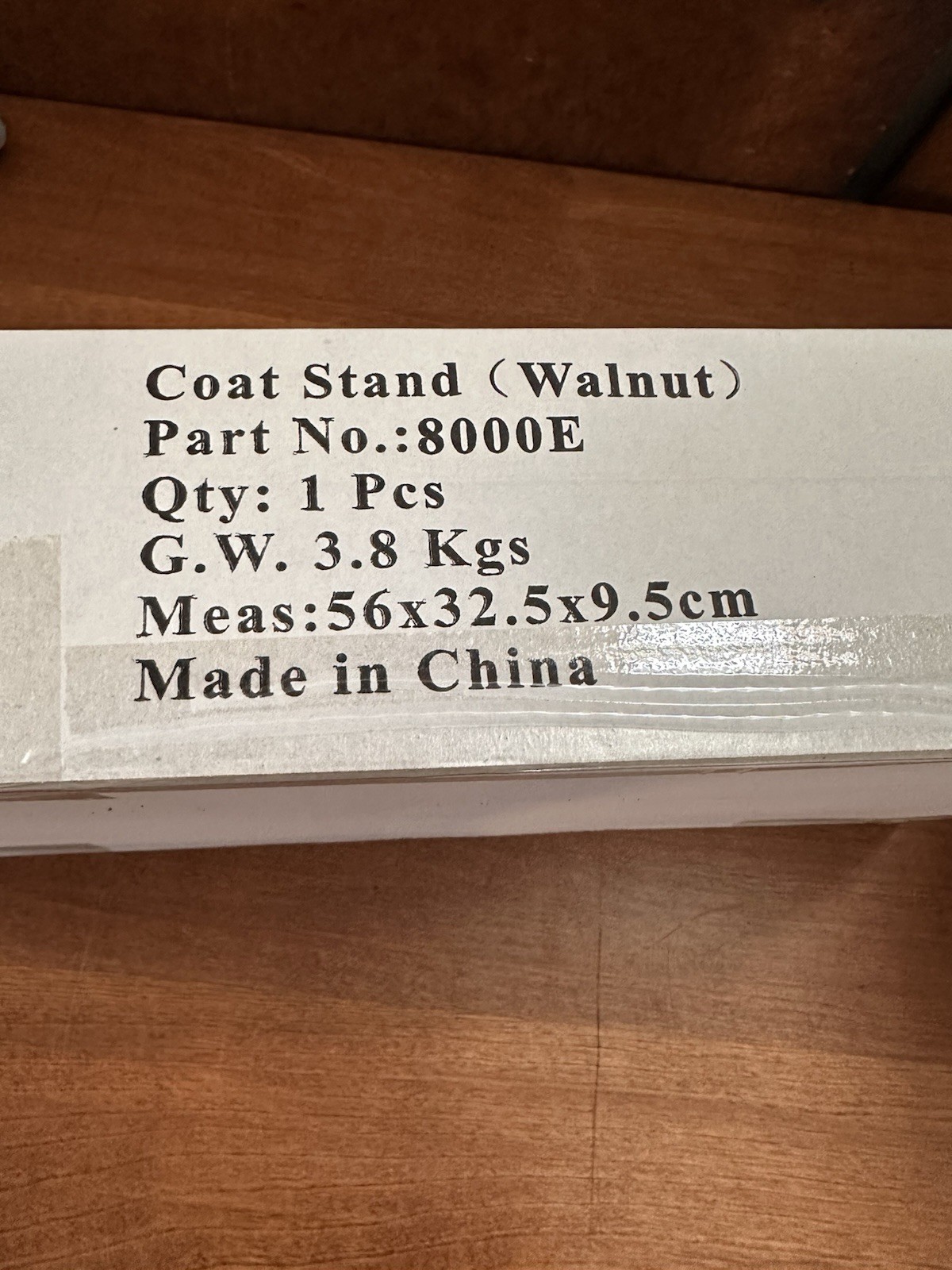 Free Standing Coat Rack Rotating Umbrella Stand Walnut Colored Solid Wood