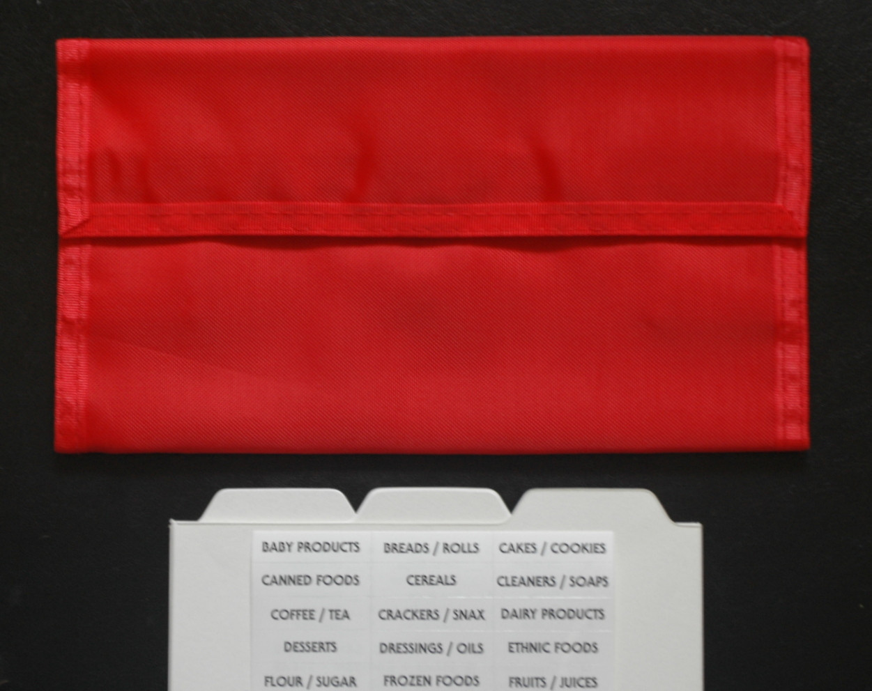 Red Hannah Hansen Coupon Organizer Holder