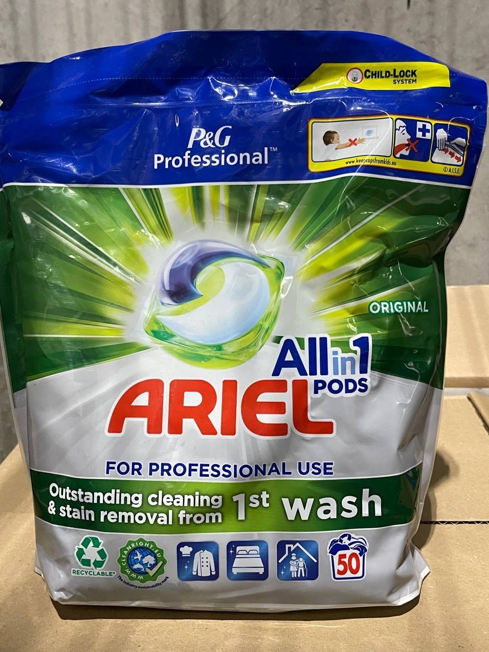 Ariel Professional Liquipods Regular 2×50 Washes 100W 1906g New Bulk Pack