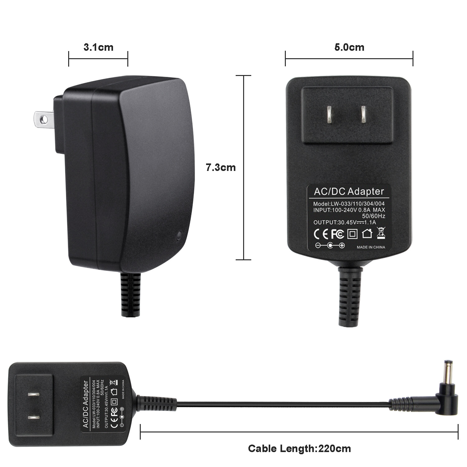 30.45V 1.1A AC Adapter Charger For Dyson Cyclone V10 V11 SV12 Power Supply Cord
